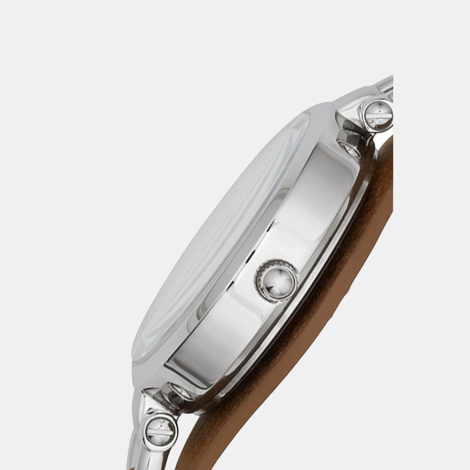Georgia Women Quartz Silver Dial Analog Leather Watch ES3060 - Image 3