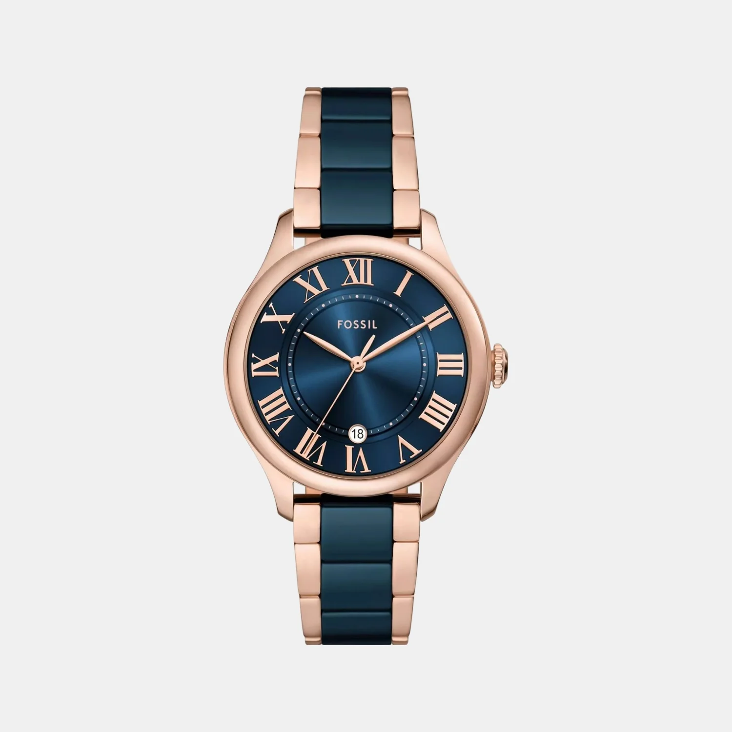 Gilmore Quartz Women Navy Blue Dial Analog Ceramic Watch CE1134