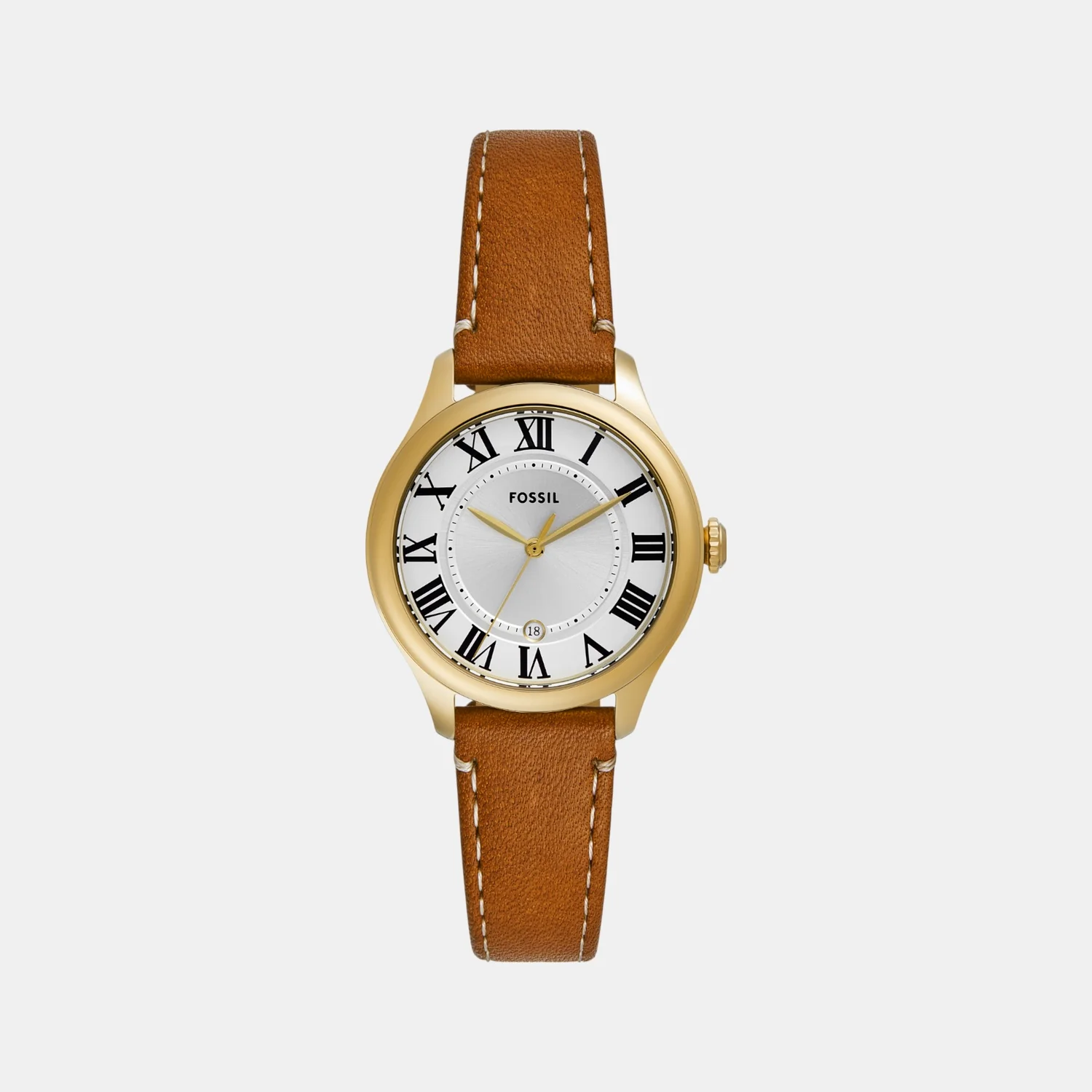 Gilmore Women Quartz Silver Dial Analog Leather Watch ES5397 - Image 2