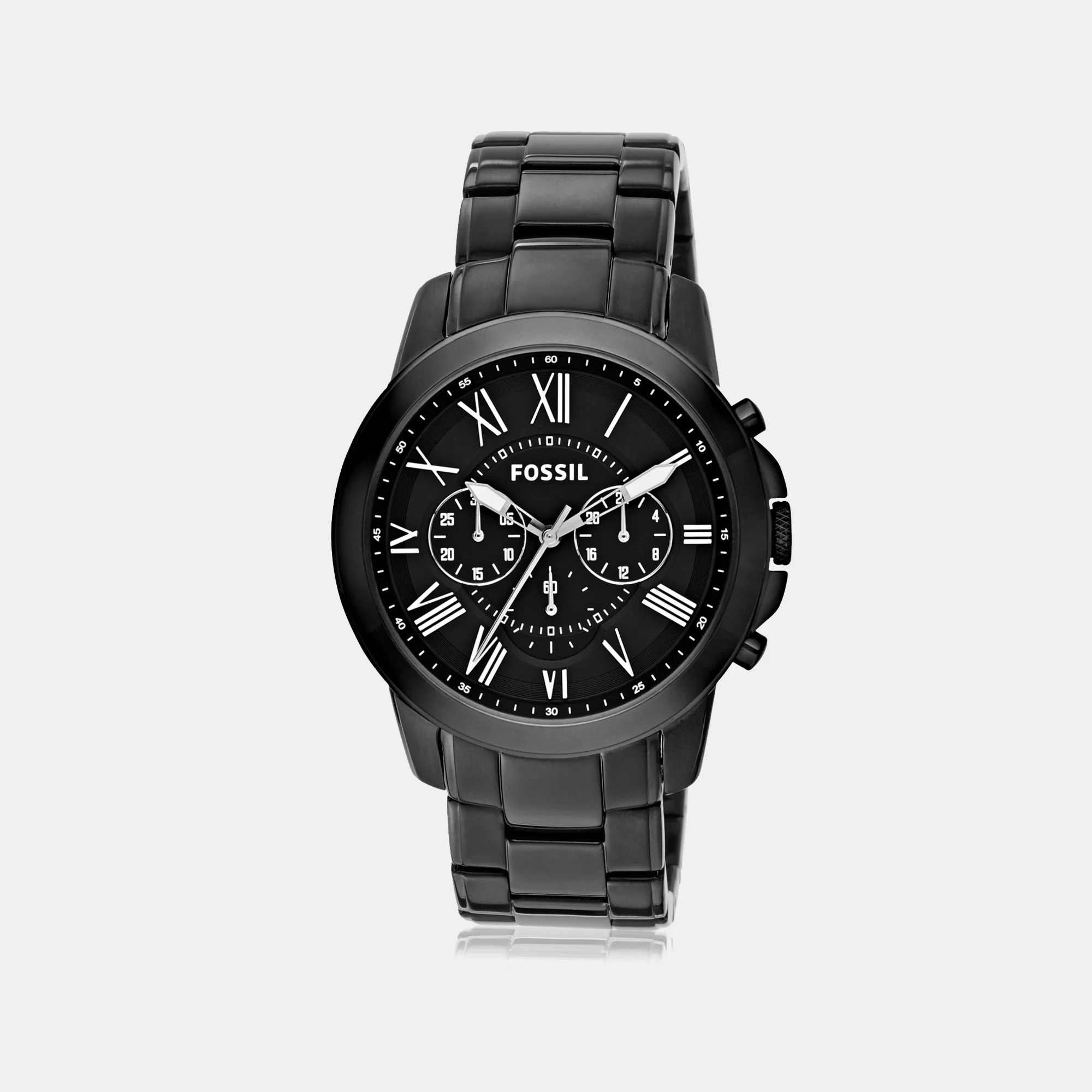 Grant Men Quartz Black Dial Chronograph Stainless Steel Watch FS4832 - Image 2