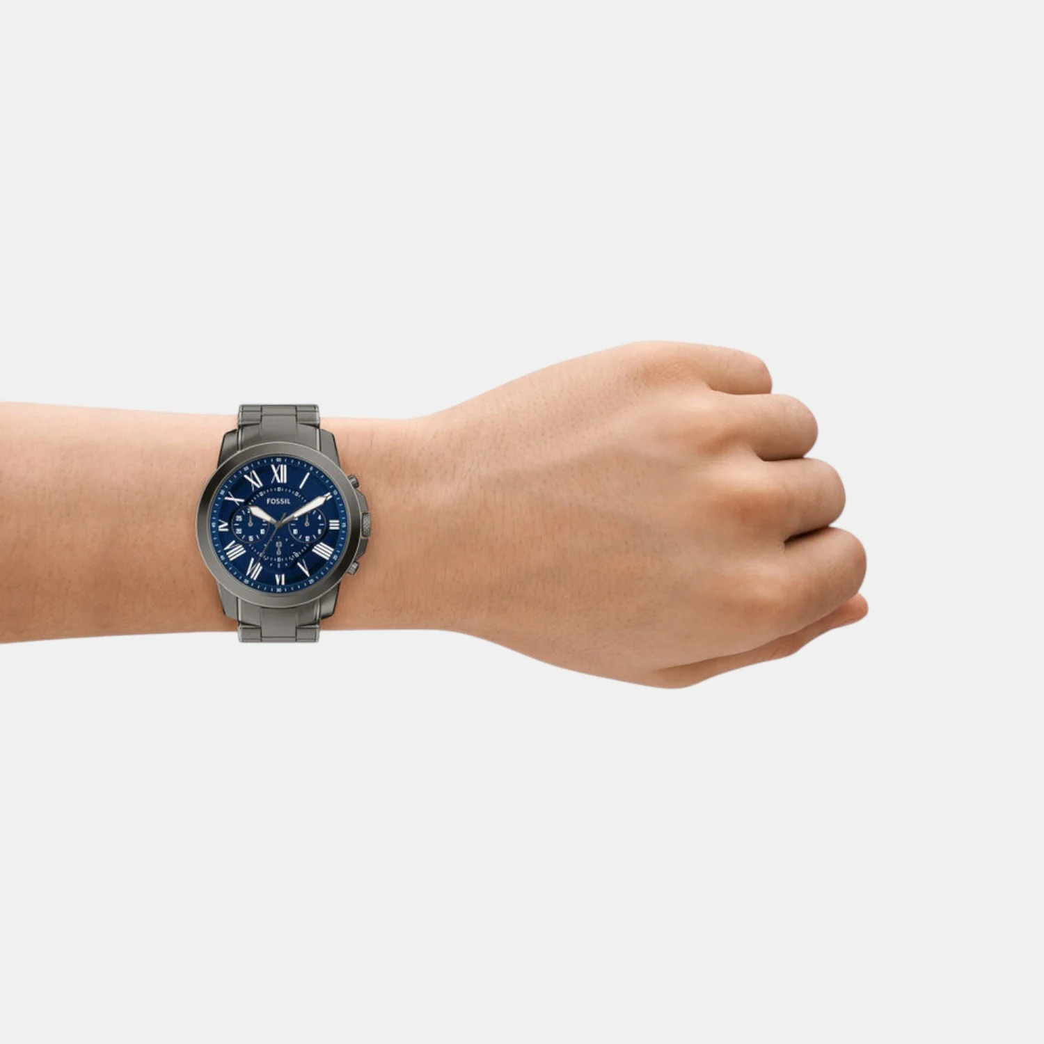 Grant Men Quartz Blue Dial Chronograph Stainless Steel Watch FS6133 - Image 6