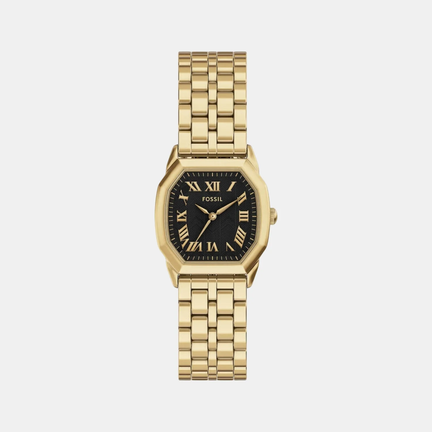 Harlow Women Quartz Black Dial Analog Stainless Steel Watch ES5433
