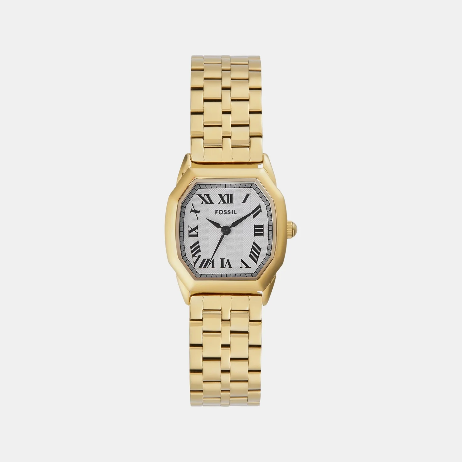 Harlow Women Quartz Cream Dial Analog Stainless Steel Watch ES5361