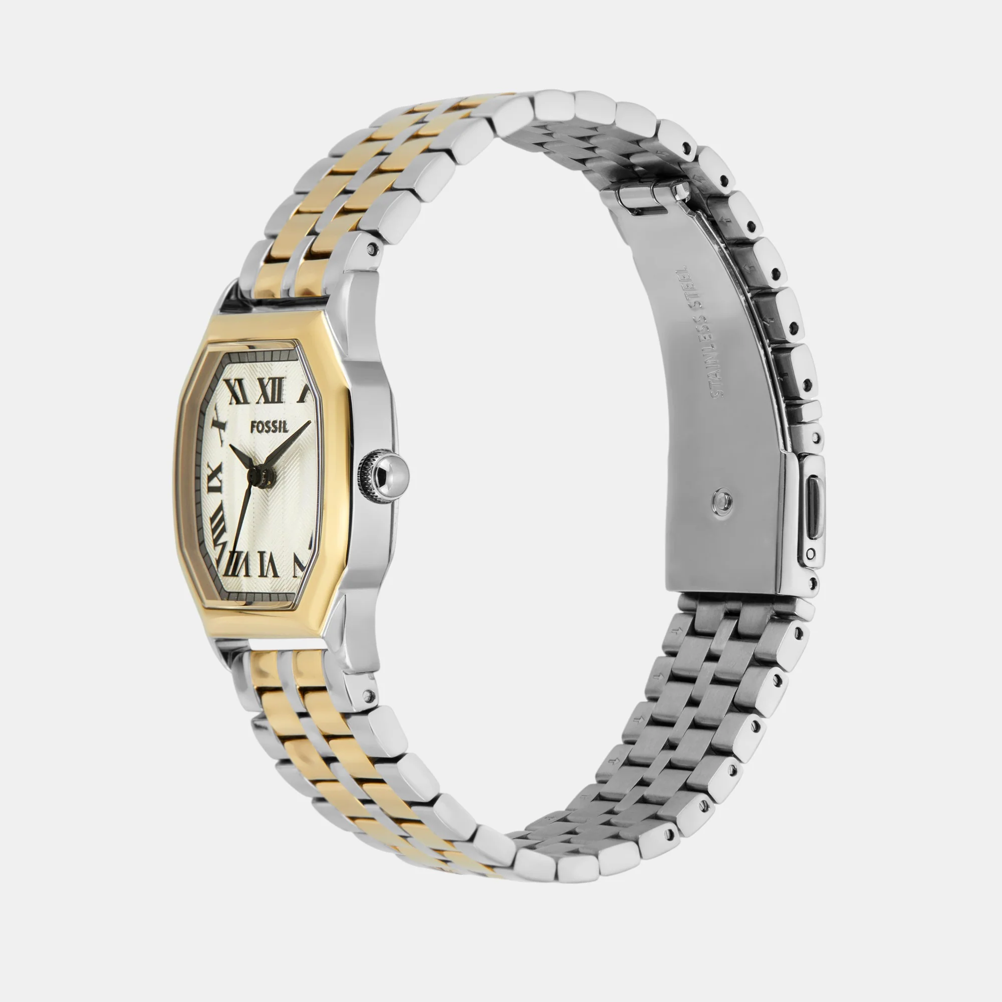 Harlow Women Quartz Cream Dial Analog Stainless Steel Watch ES5362 - Image 5