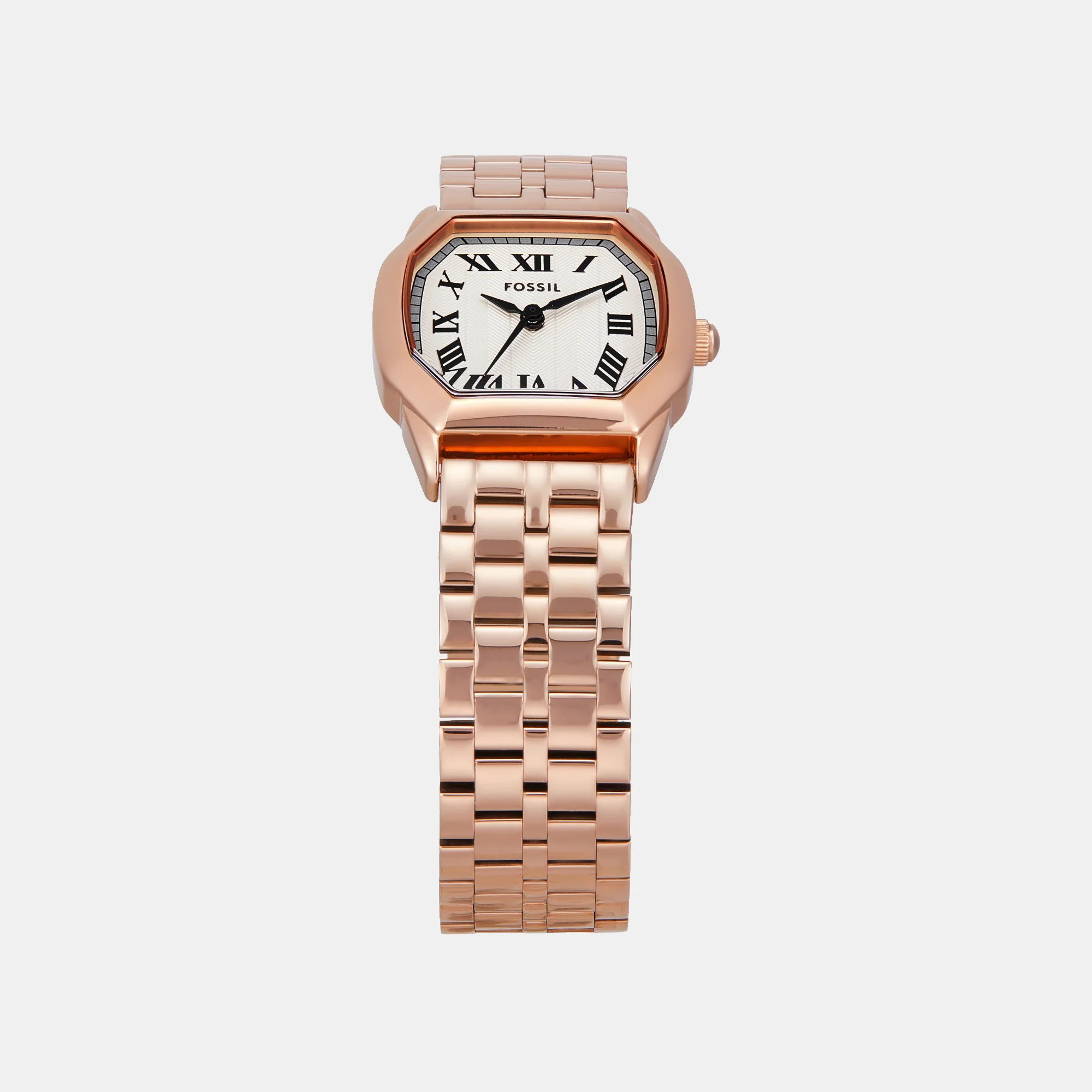 Harlow Women Quartz Cream Dial Analog Stainless Steel Watch ES5386 - Image 5
