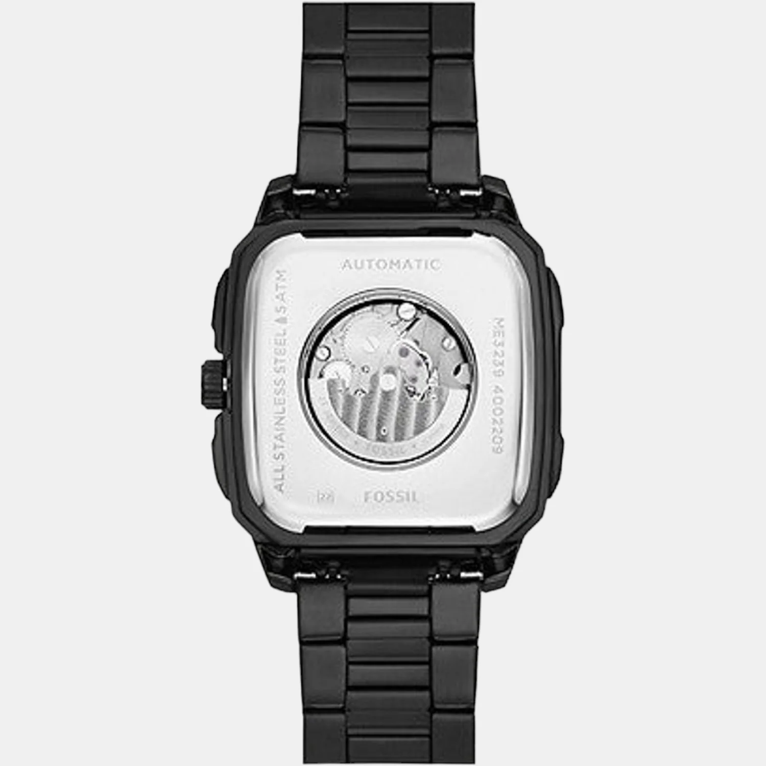 Inscription Men Automatic Black Dial Analog Stainless Steel Watch ME3238 - Image 3