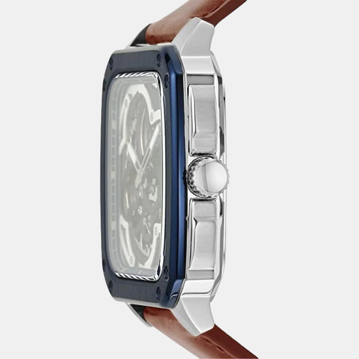 Inscription Men Automatic Blue Dial Analog Leather Watch ME3202 - Image 2