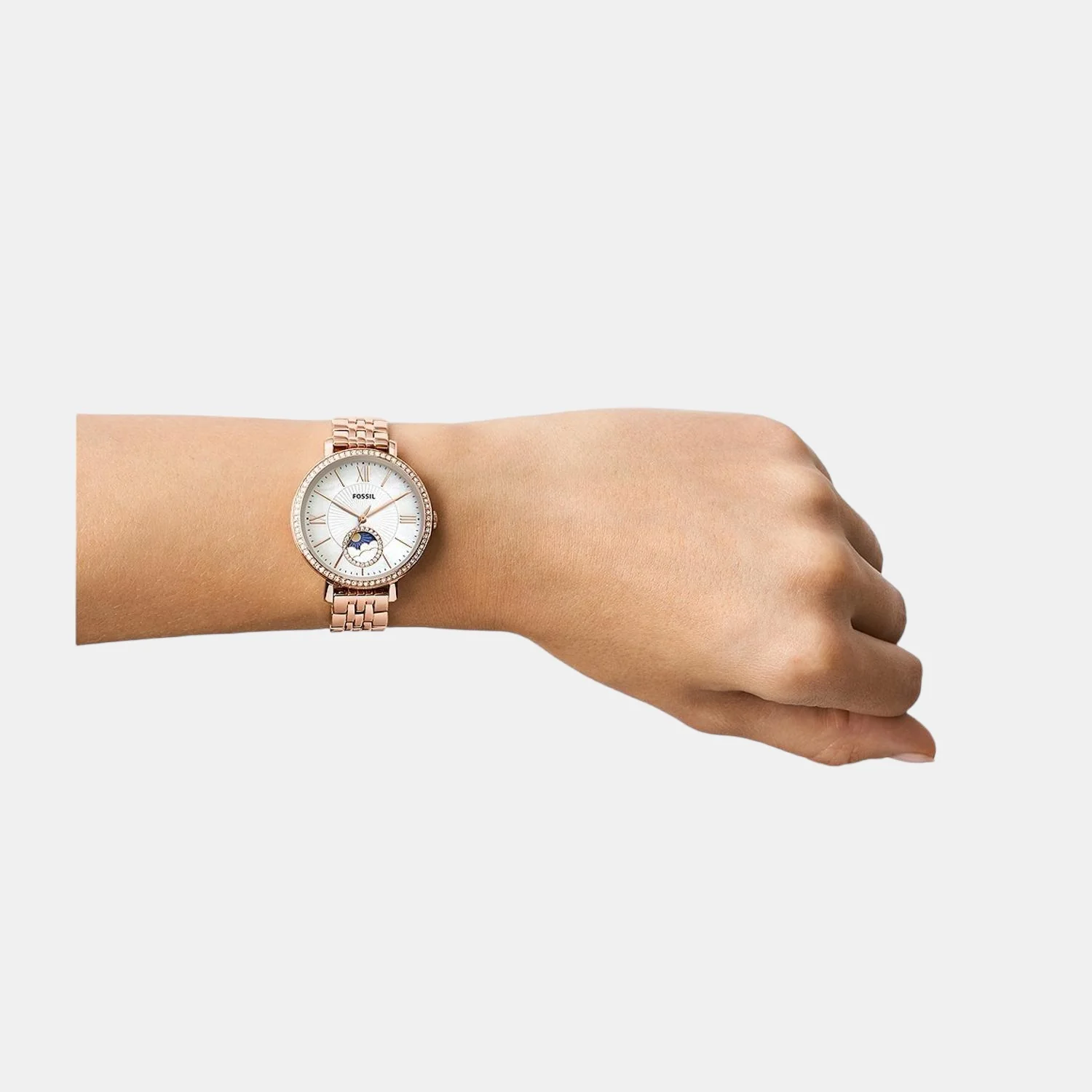 Jacqueline Women Quartz Mother Of Pearl Dial Analog Stainless Steel Watch ES5165 - Image 5