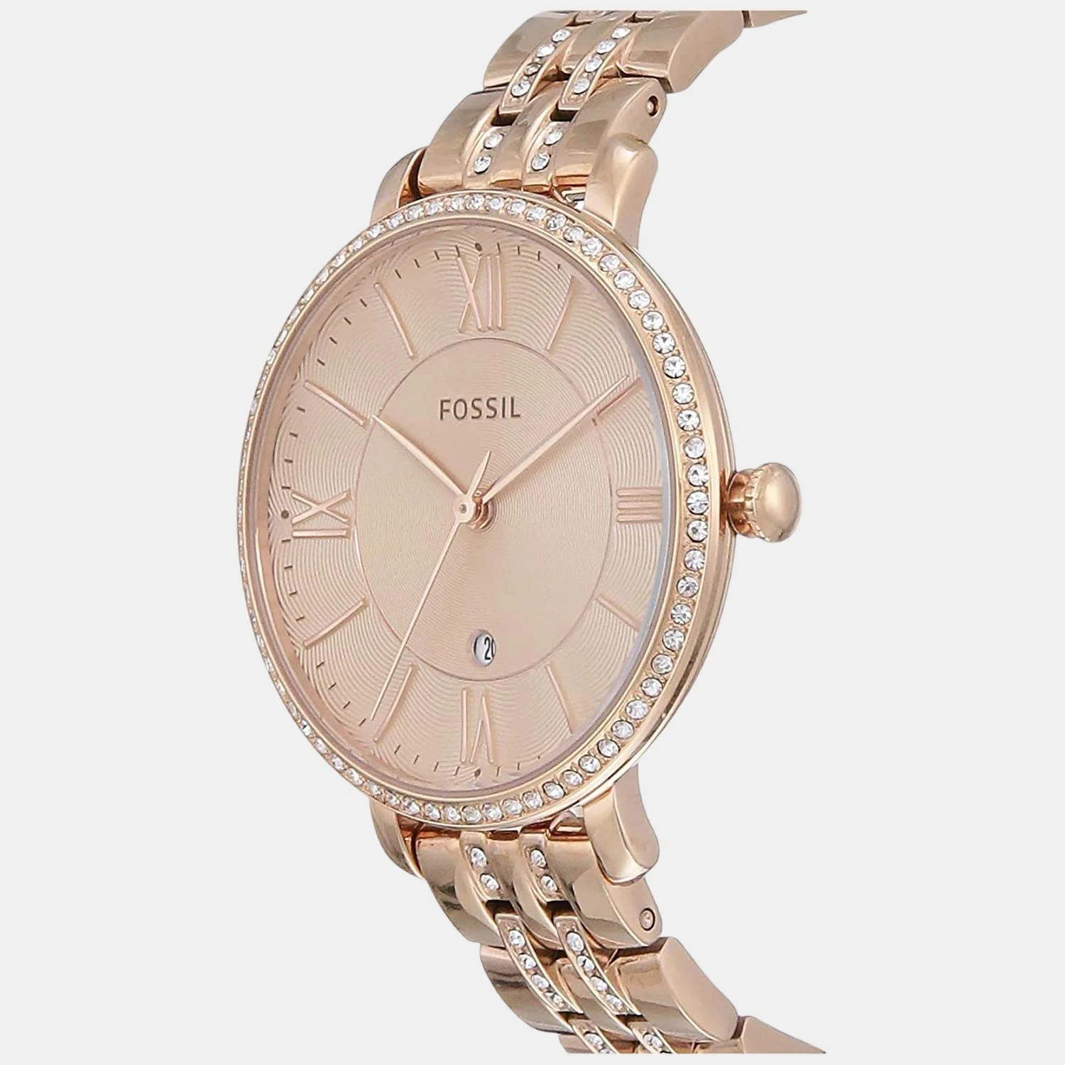 Jacqueline Women Quartz Rose Gold Dial Analog Stainless Steel Watch ES3546 - Image 3