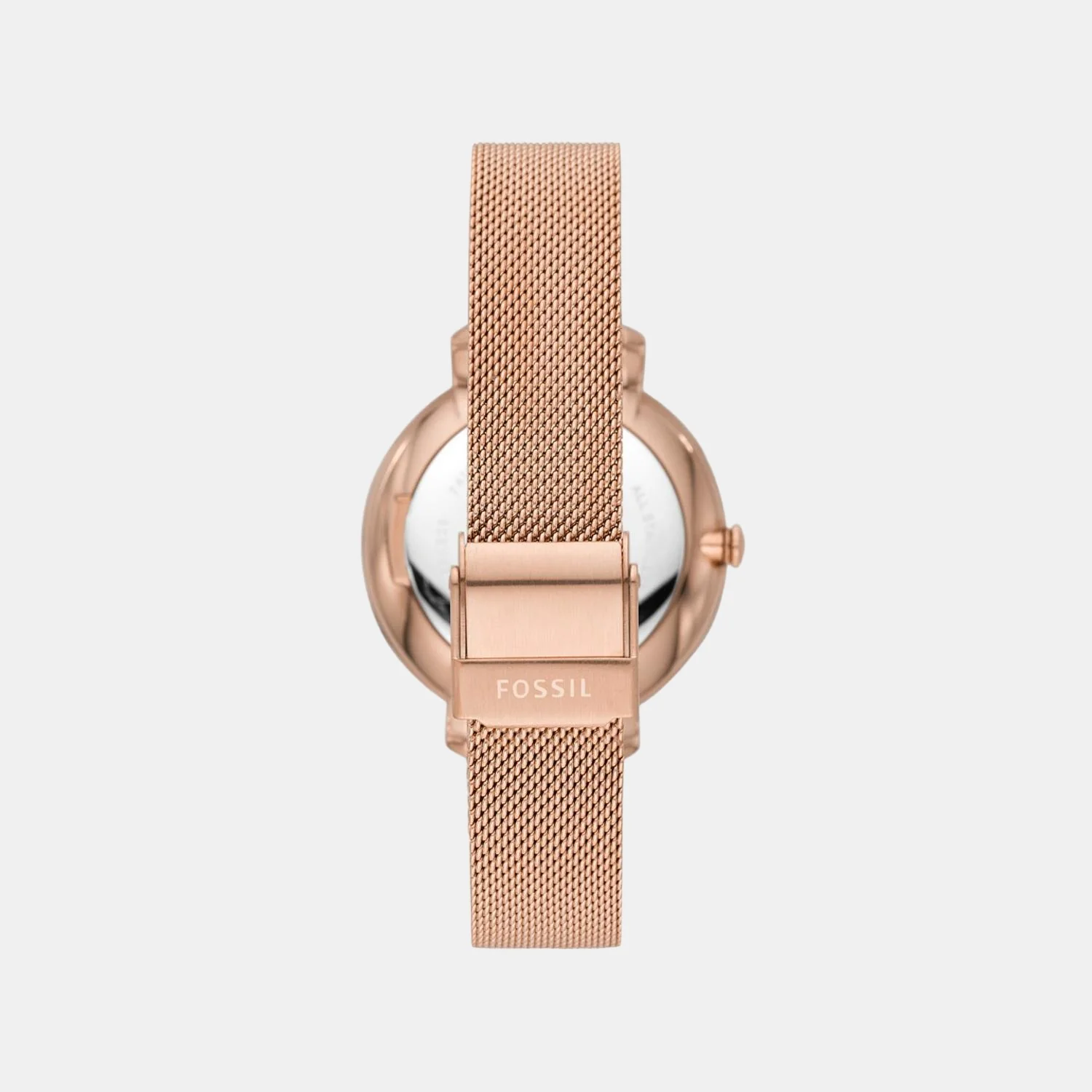 Jacqueline Women Quartz Pink Dial Analog Mesh Watch ES4628 - Image 6