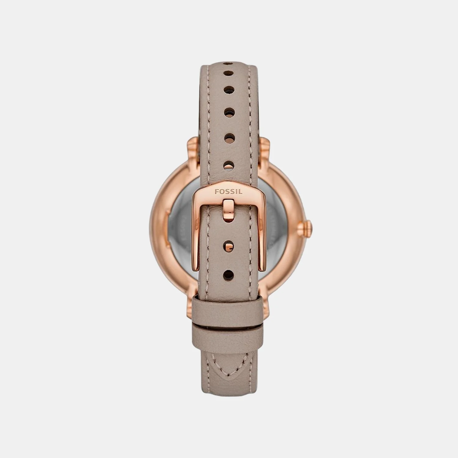 Jacqueline Women Solar Grey Dial Analog Leather Watch ES5091 - Image 3