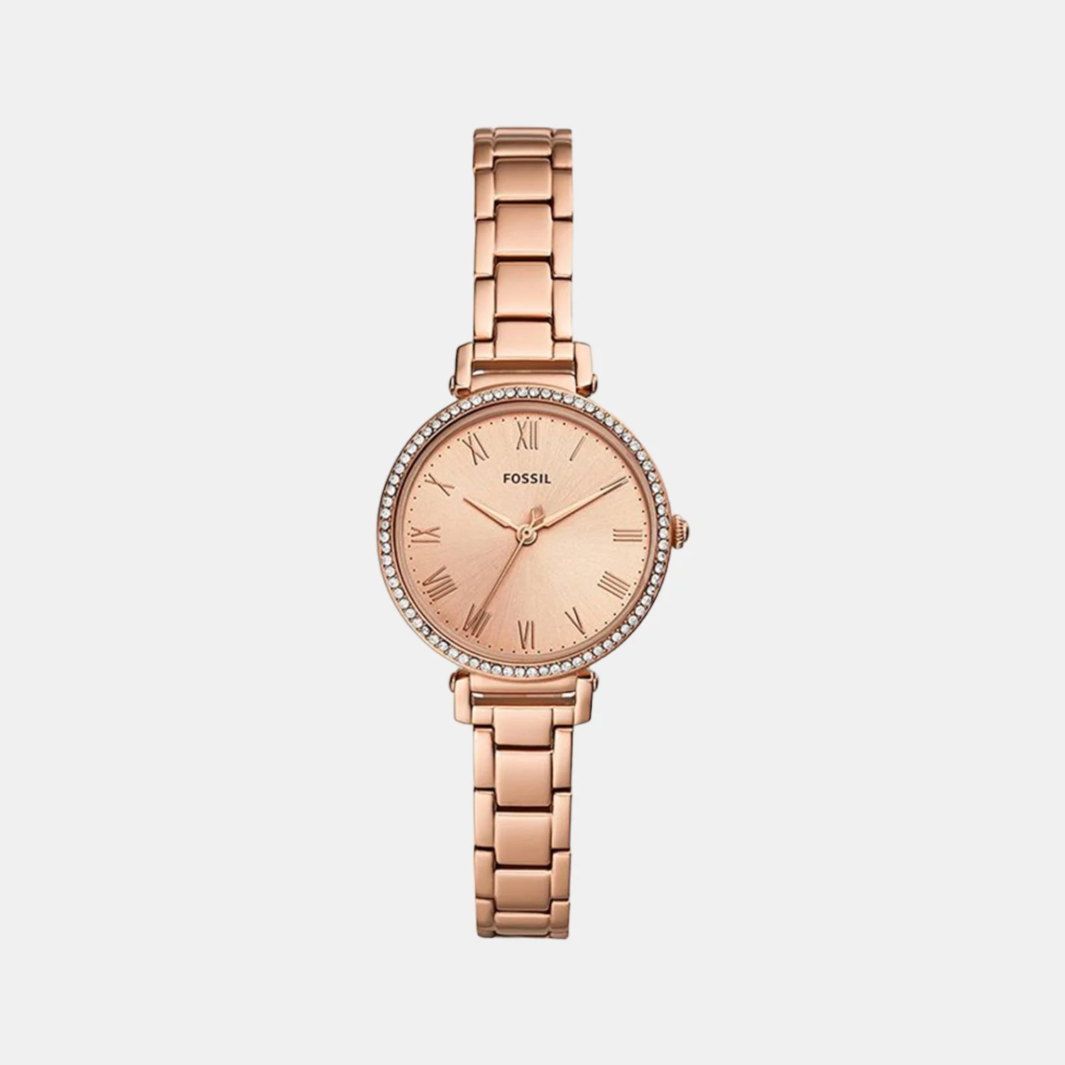 Kinsey Women Quartz Rose Gold Dial Analog Stainless Steel Watch ES4447