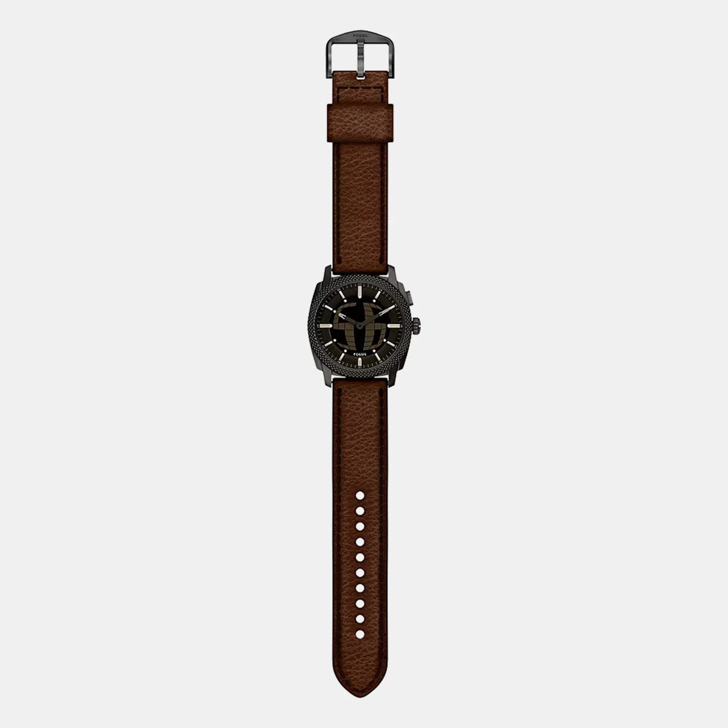 Machine Big Tic Men Quartz Dual Tone Dial Analog-digital Leather Watch FS6165 - Image 7