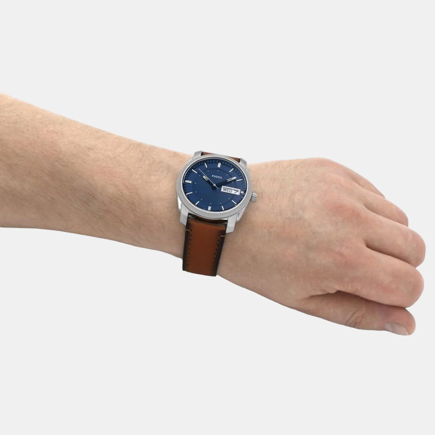 Machine Men Quartz Blue Dial Analog Leather Watch FS5920 - Image 7