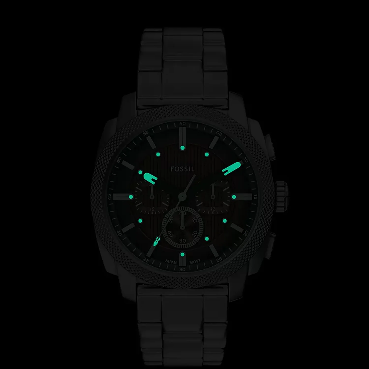 Machine Men Quartz Brown Dial Chronograph Stainless Steel Watch FS6144 - Image 8