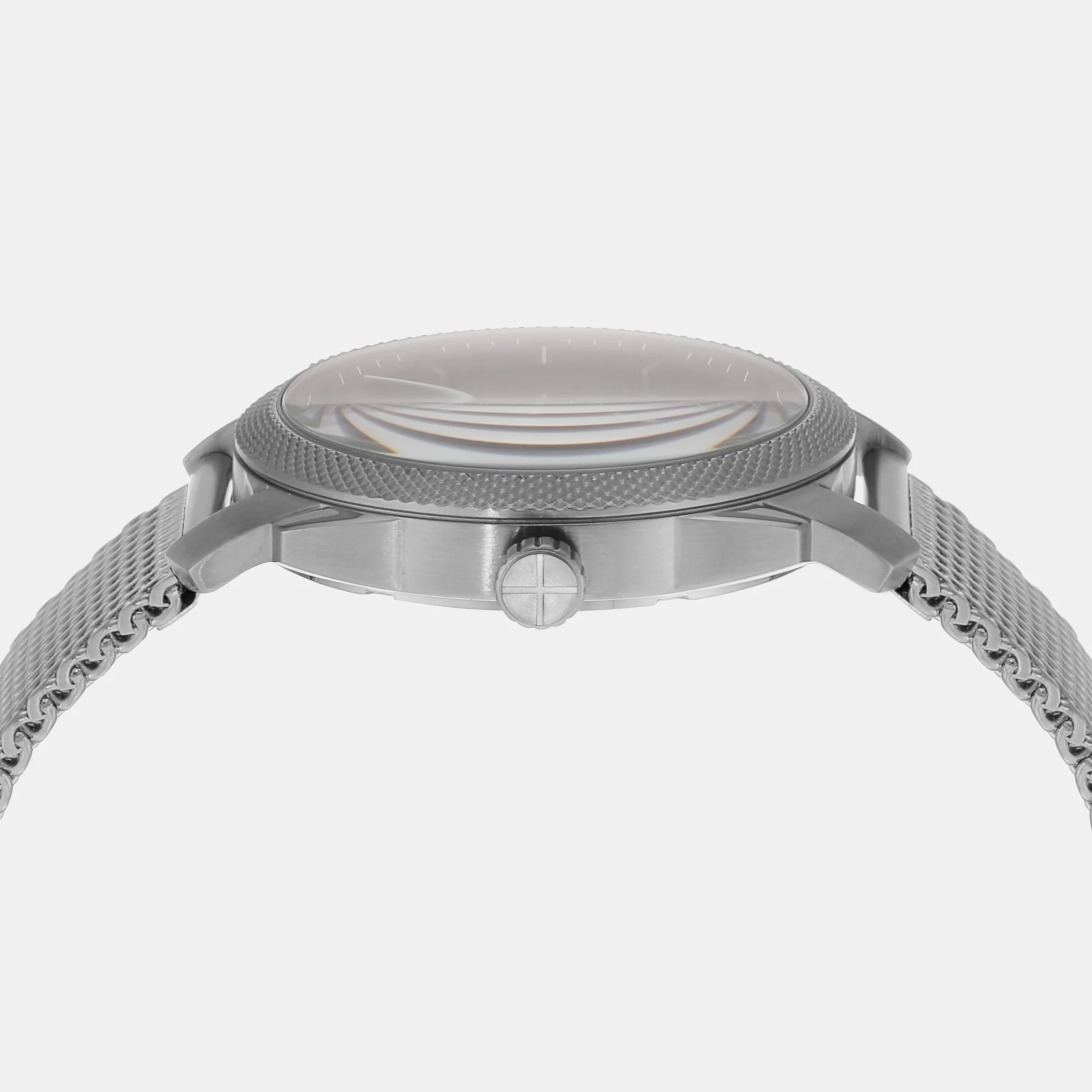 Machine Men Quartz Burgundy Dial Analog Stainless Steel Watch FS6014 - Image 4