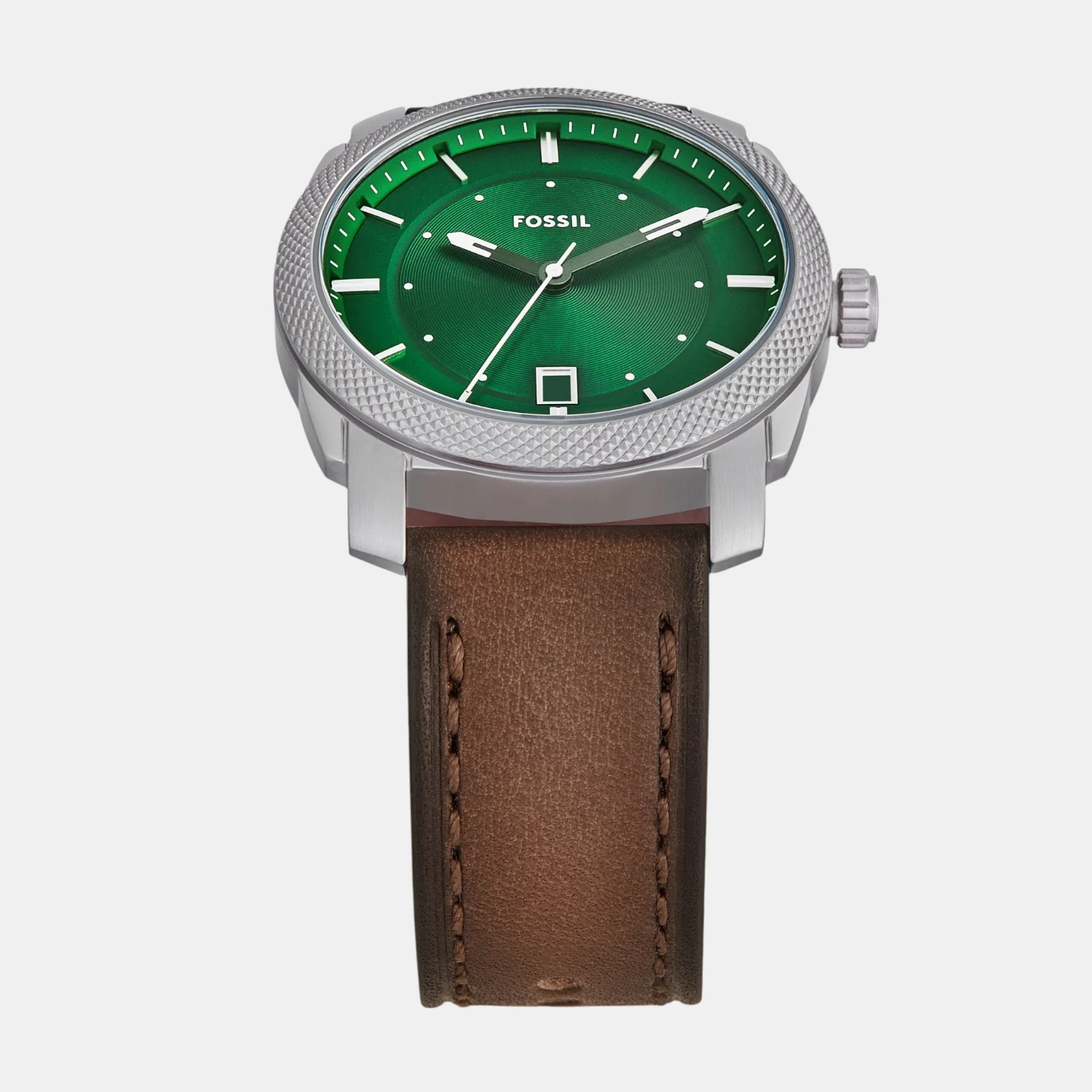 Machine Men Quartz Green Dial Analog Leather Watch FS6085 - Image 4