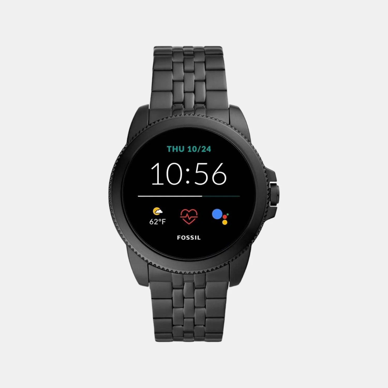 Men Processor Black Dial Digital Stainless Steel Watch FTW4056