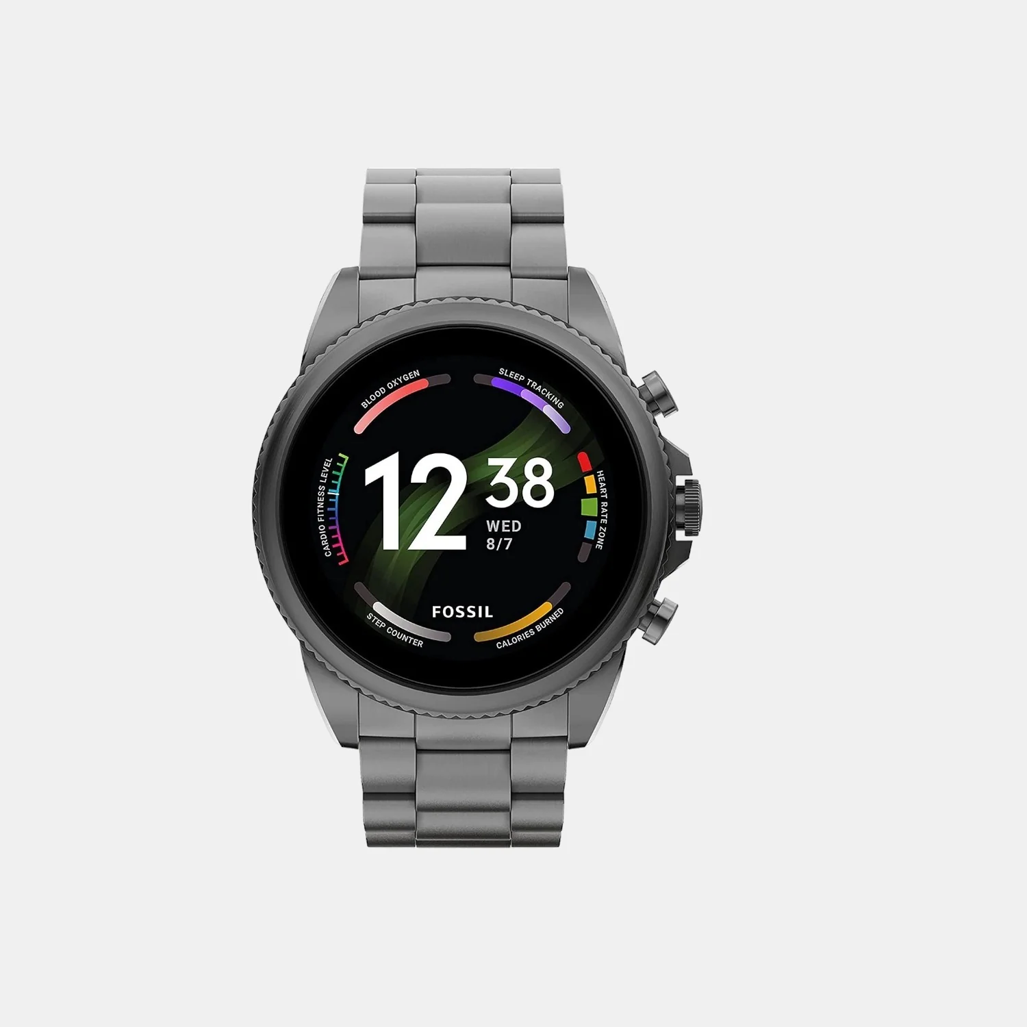 Men Processor Black Dial Digital Stainless Steel Watch FTW4059