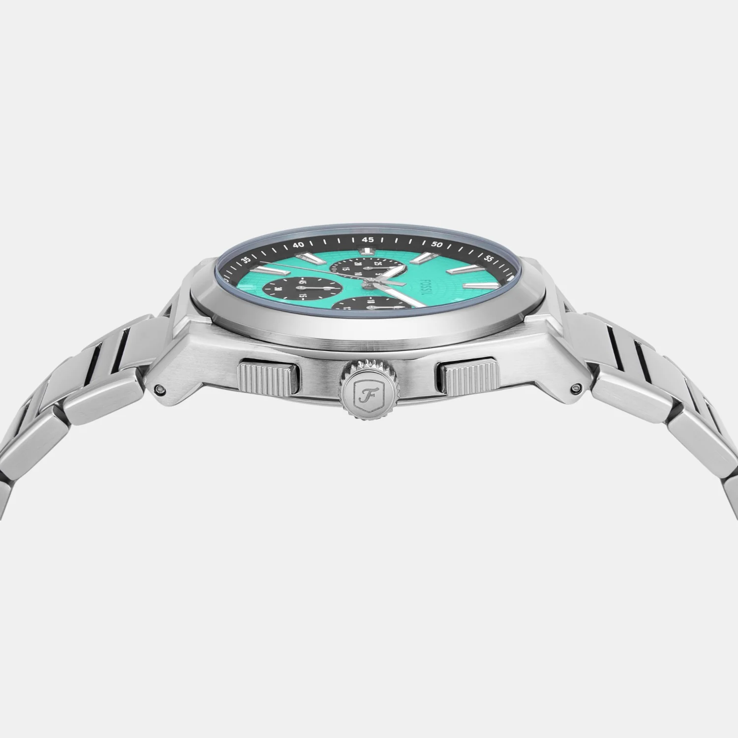 Men Quartz Blue Dial Chronograph Stainless Steel Watch FS6117 - Image 6