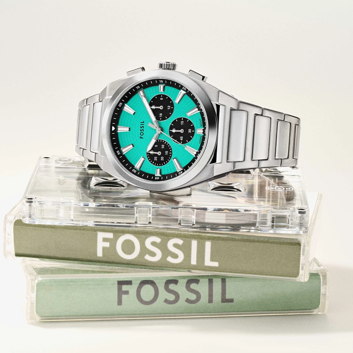 Men Quartz Blue Dial Chronograph Stainless Steel Watch FS6117 - Image 7