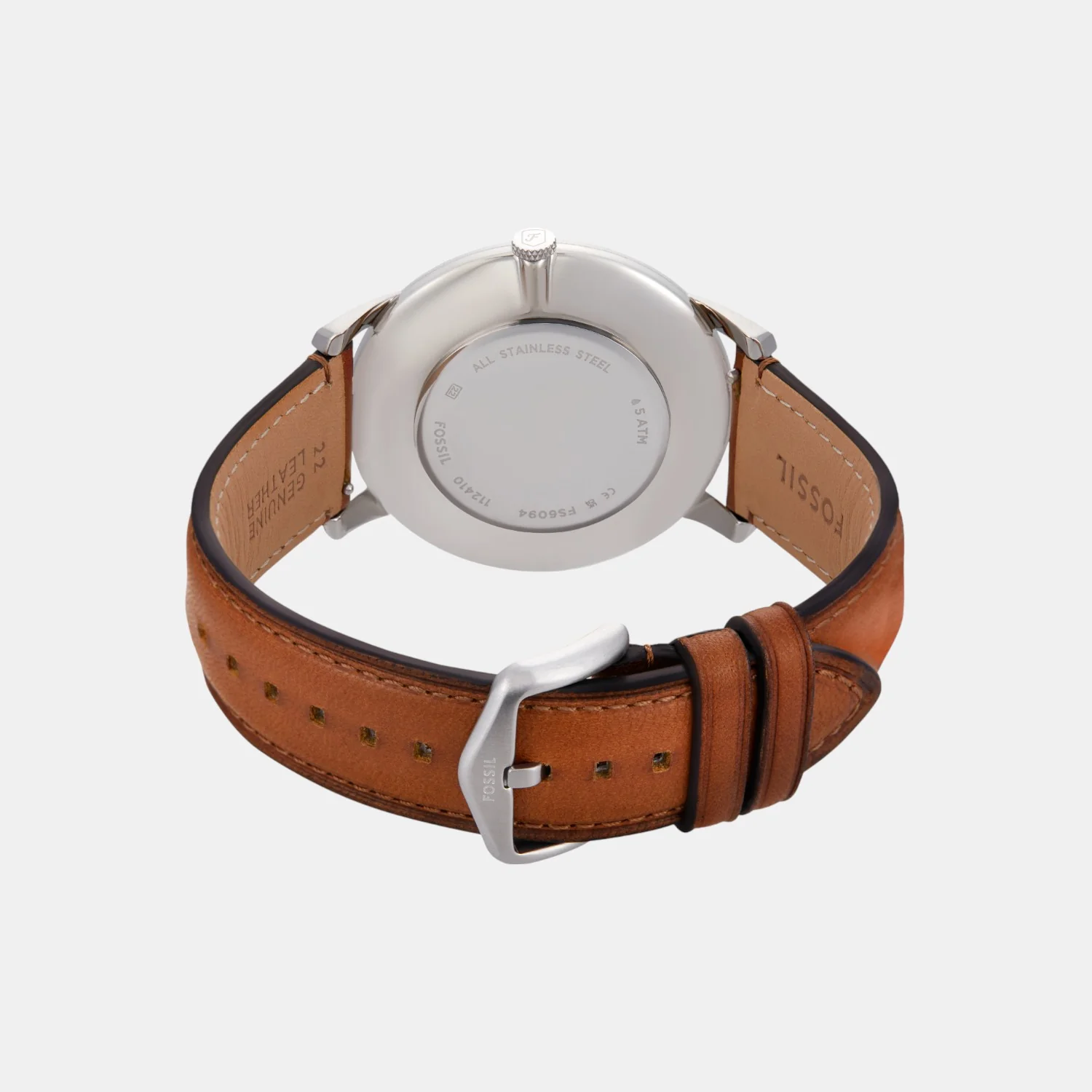 Minimalist Men Quartz Green Dial Analog Leather Watch FS6094 - Image 6