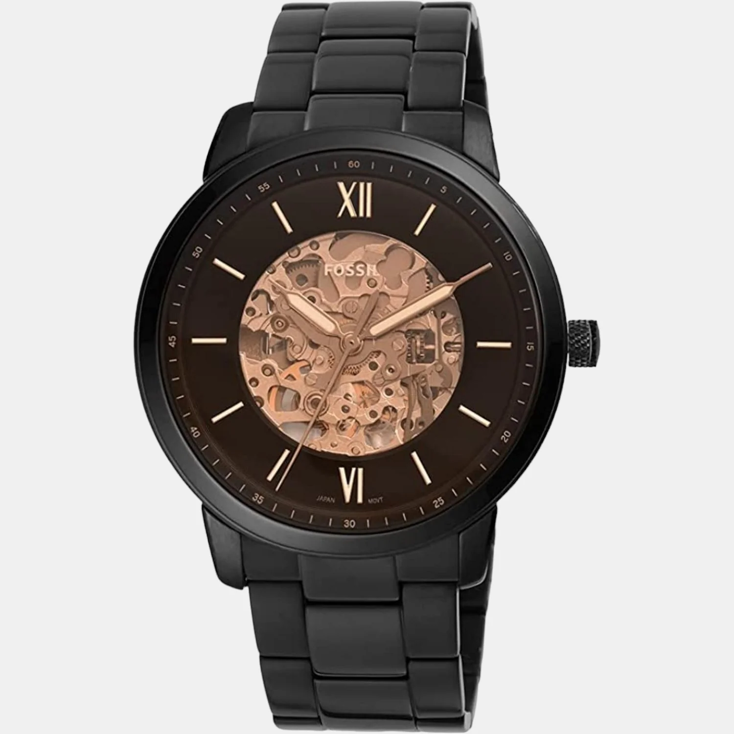 Neutra Automatic Men Automatic Black Dial Analog Stainless Steel Watch ME3183 - Image 3