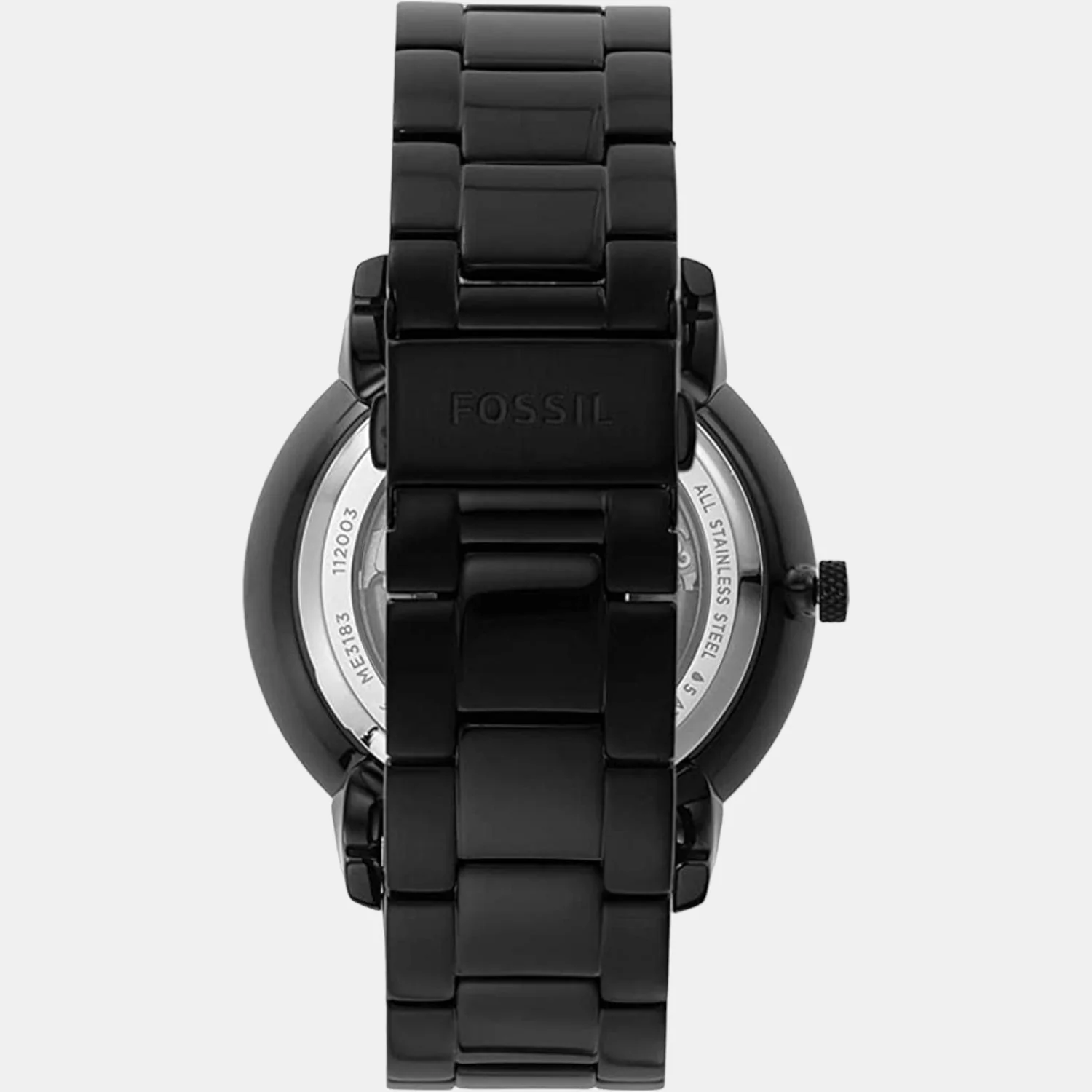 Neutra Automatic Men Automatic Black Dial Analog Stainless Steel Watch ME3183 - Image 4