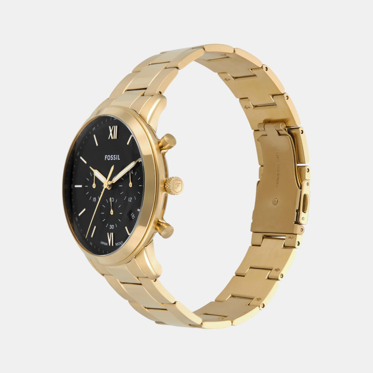 Neutra Men Quartz Black Dial Chronograph Stainless Steel Watch FS6093 - Image 4