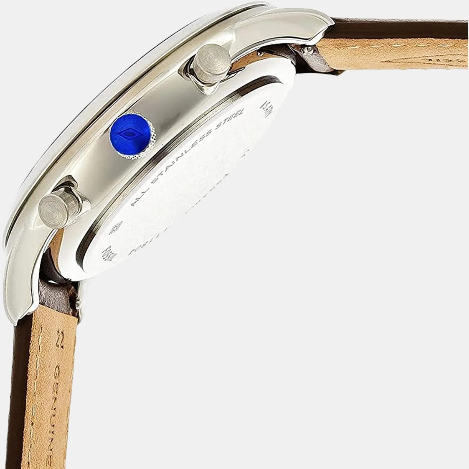 Neutra Men Quartz Cream Dial Chronograph Leather Watch FS5380 - Image 4
