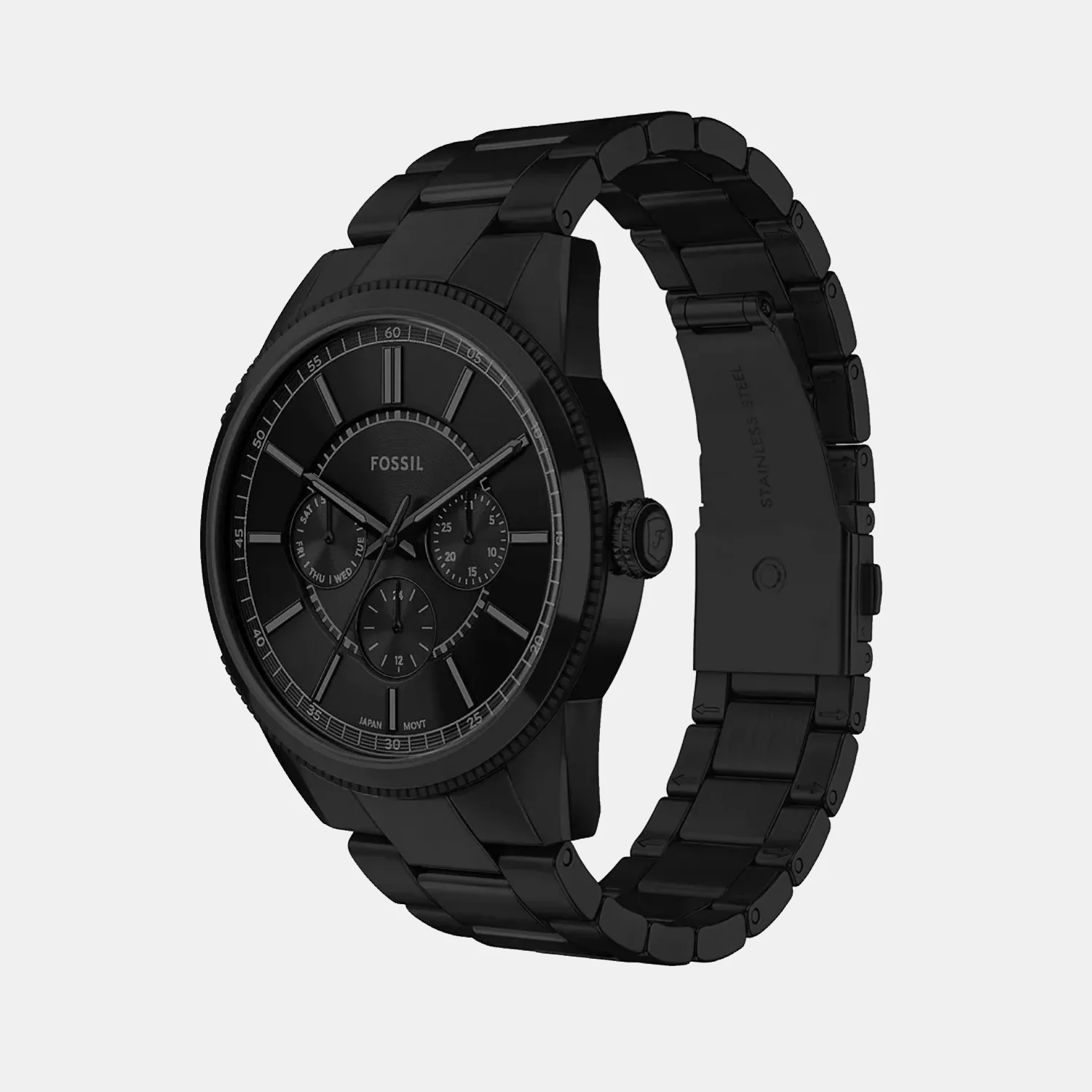 Pearson Men Quartz Black Dial Analog Stainless Steel Watch FS6135 - Image 4