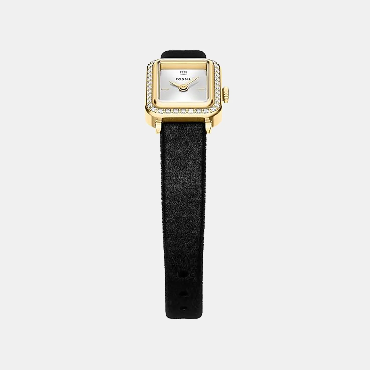 Raquel Women Quartz Silver Dial Analog Fabric Watch ES5437 - Image 3