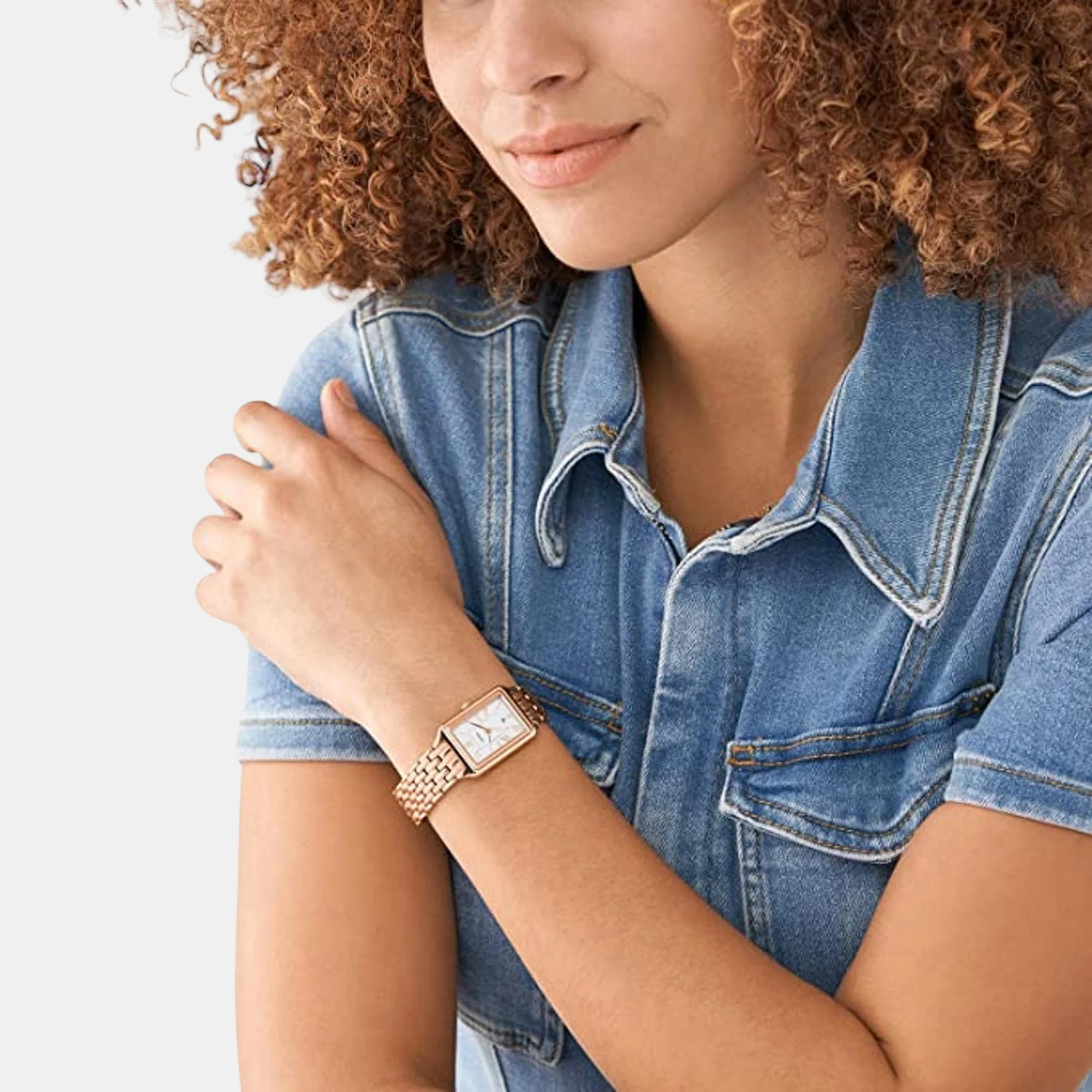 Raquel Women Quartz White Dial Analog Stainless Steel Watch ES5271 - Image 5