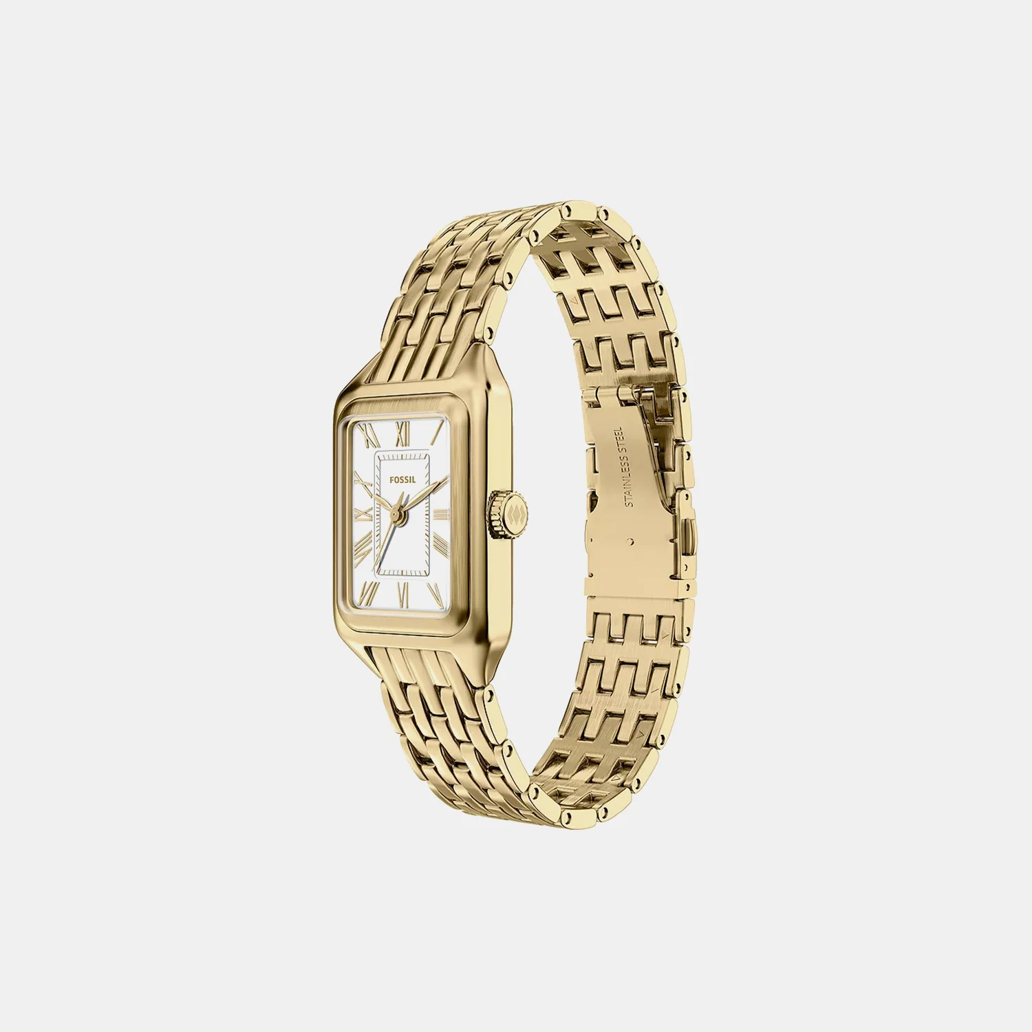 Raquel Women Quartz White Dial Analog Stainless Steel Watch ES5467 - Image 2