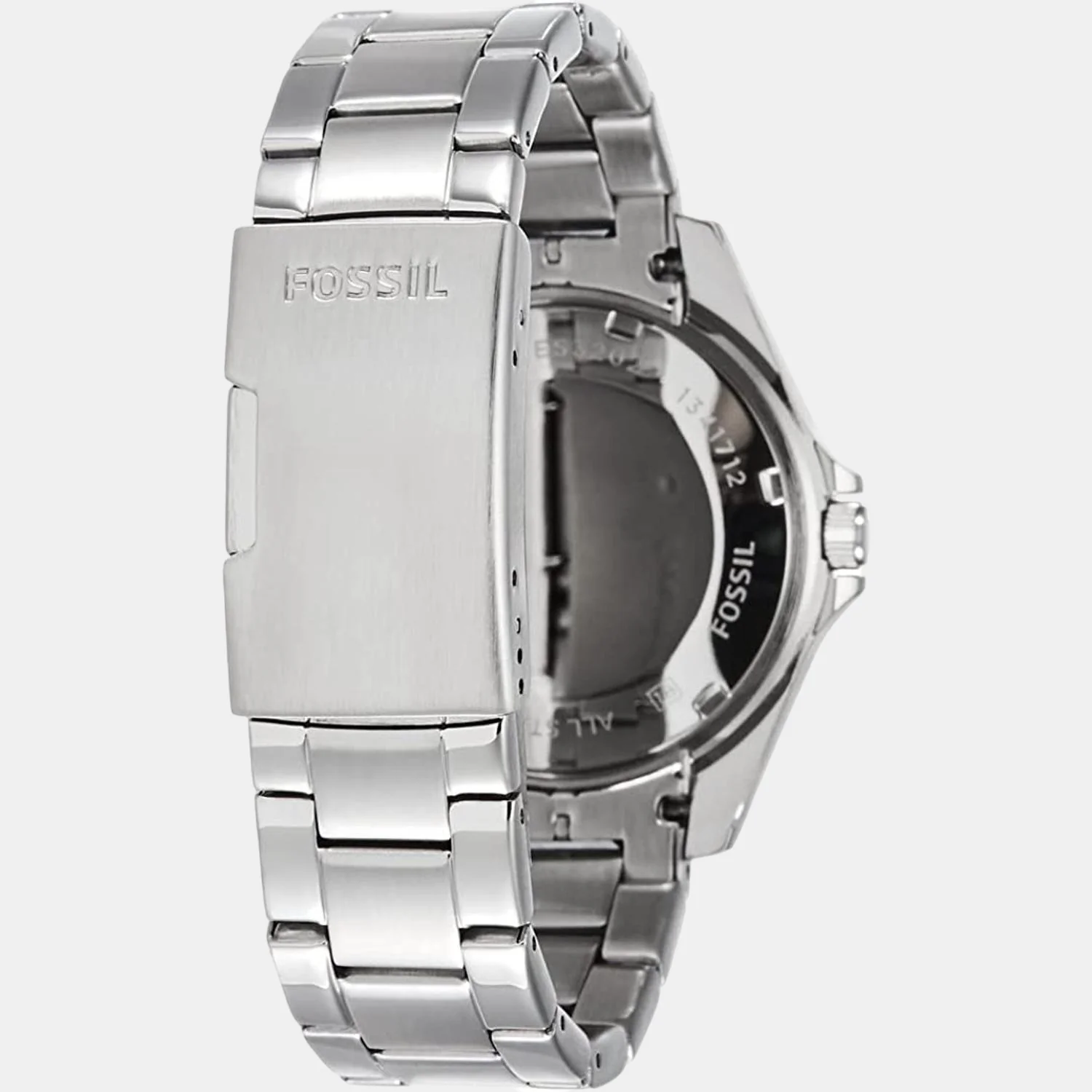 Riley Women Quartz Silver Dial Chronograph Stainless Steel Watch ES3202 - Image 2