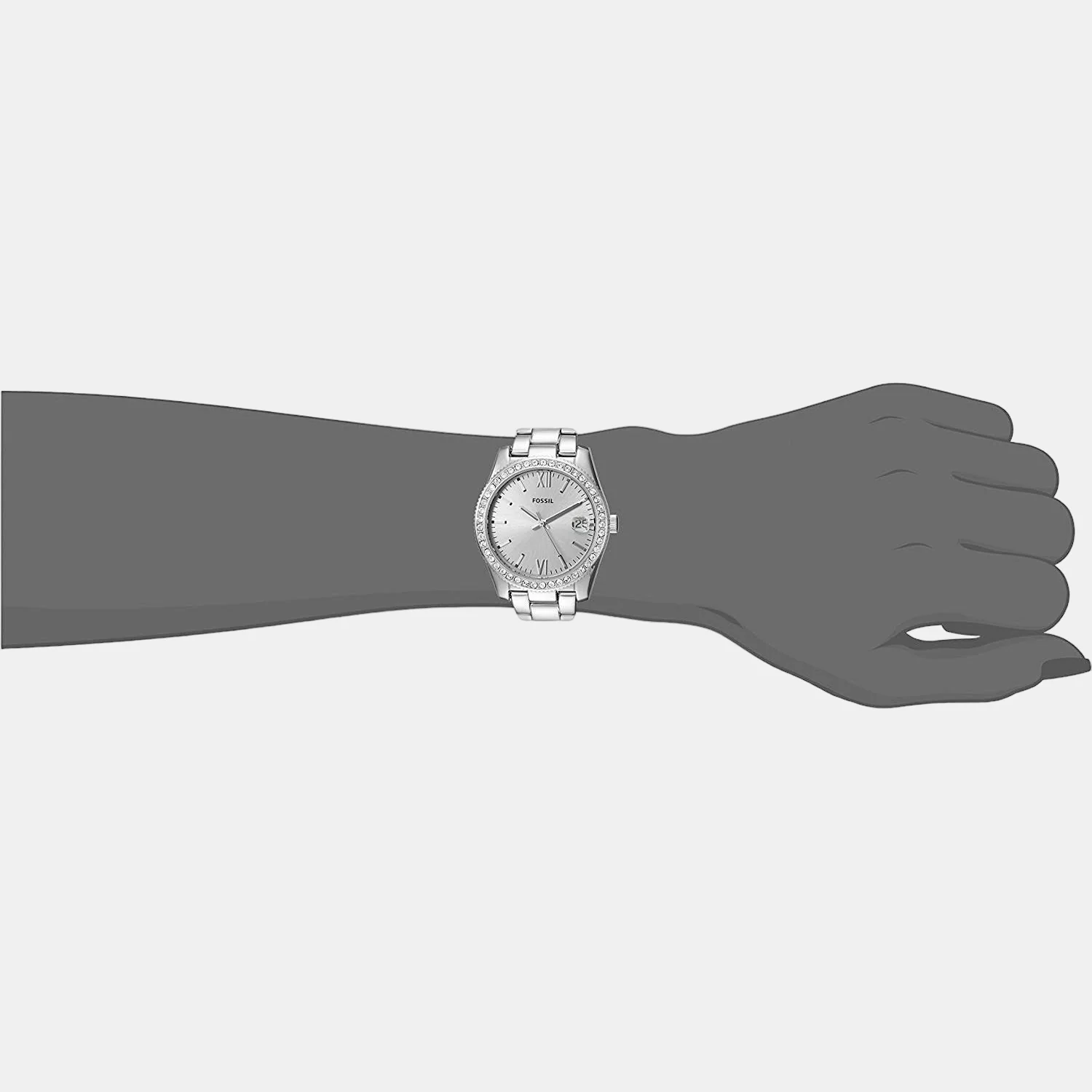 Scarlette Mini Women Quartz Silver Dial Analog Stainless Steel Watch ES4317 - Image 4