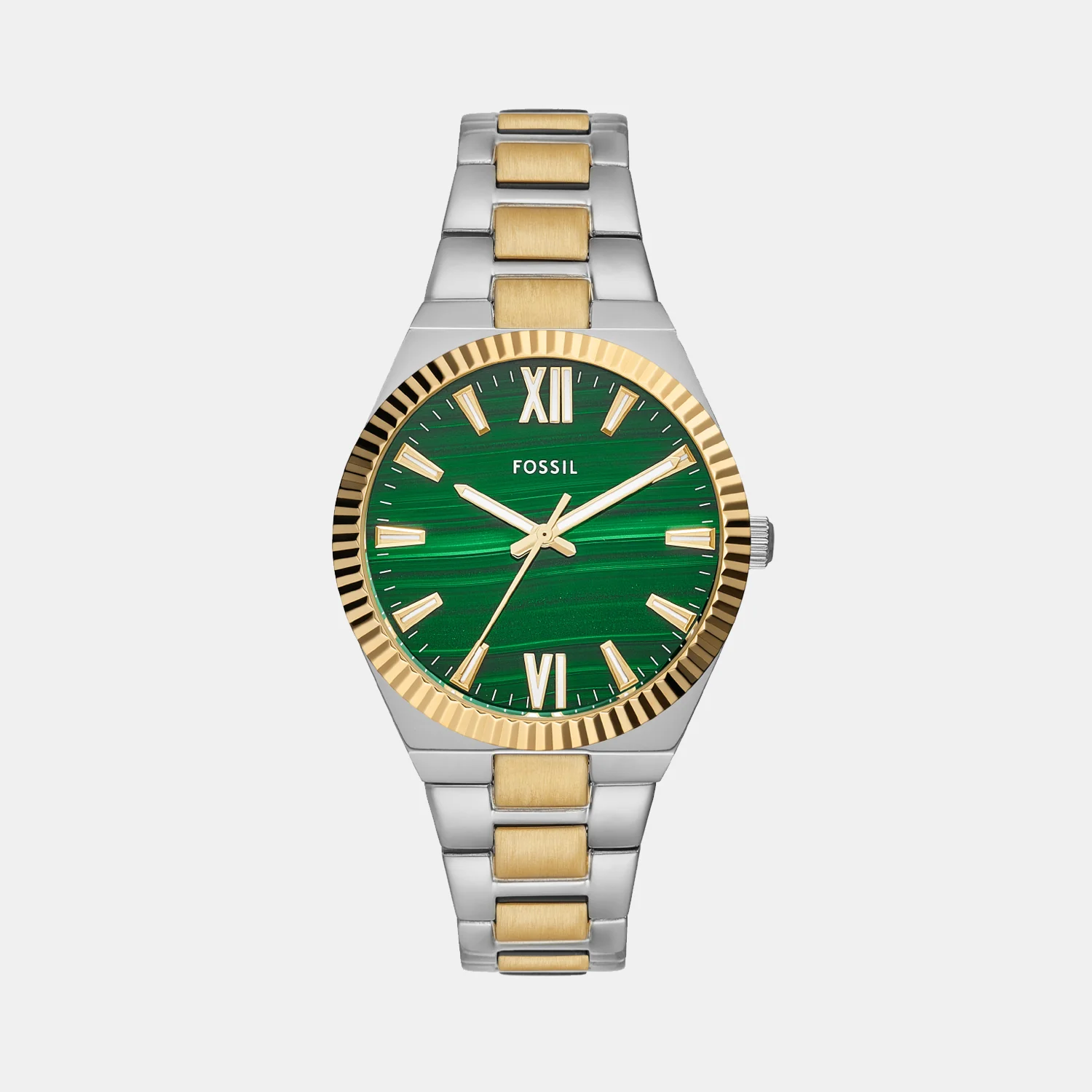 Scarlette Women Quartz Green Dial Analog Stainless Steel Watch ES5334 - Image 2