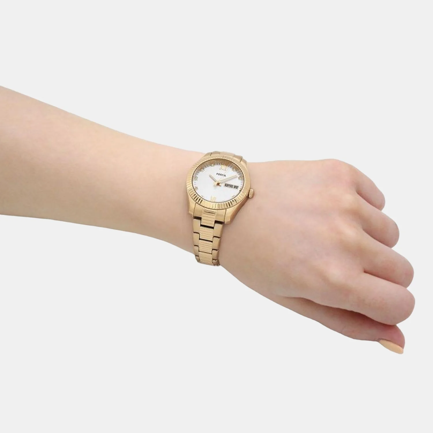 Scarlette Women Quartz Silver Dial Analog Stainless Steel Watch ES5199 - Image 8