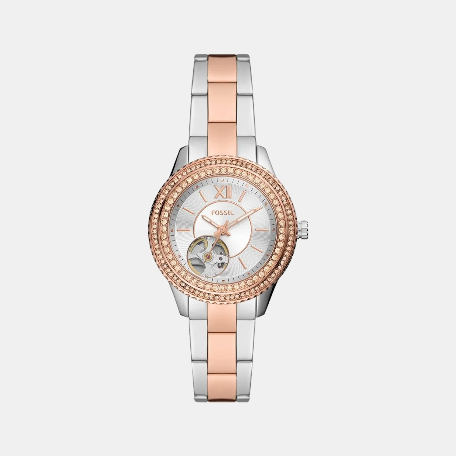 Stella Women Automatic Silver Dial Analog Stainless Steel Watch ME3214