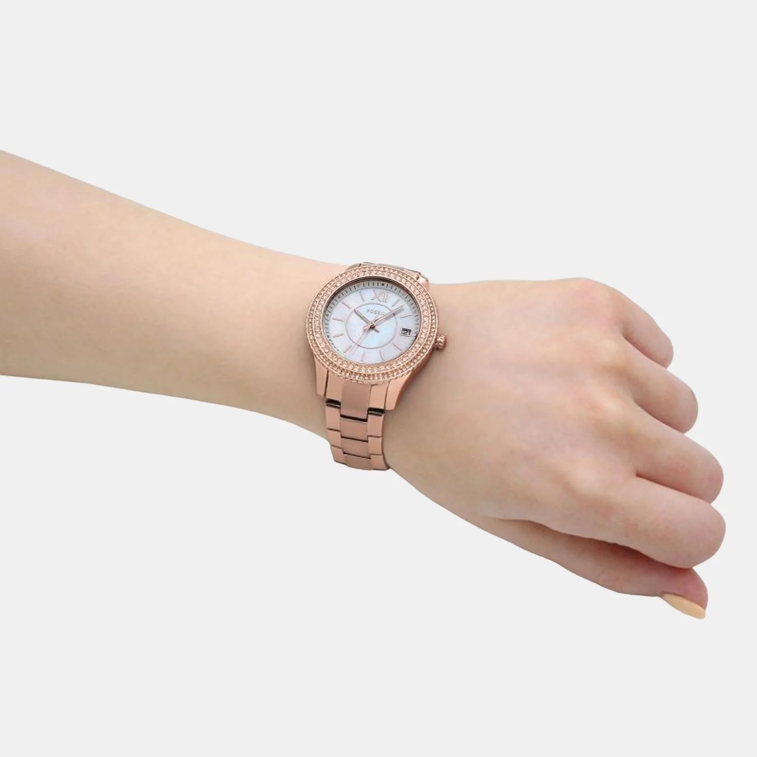 Stella Women Quartz Mother Of Pearl Dial Analog Stainless Steel Watch ES5131 - Image 7