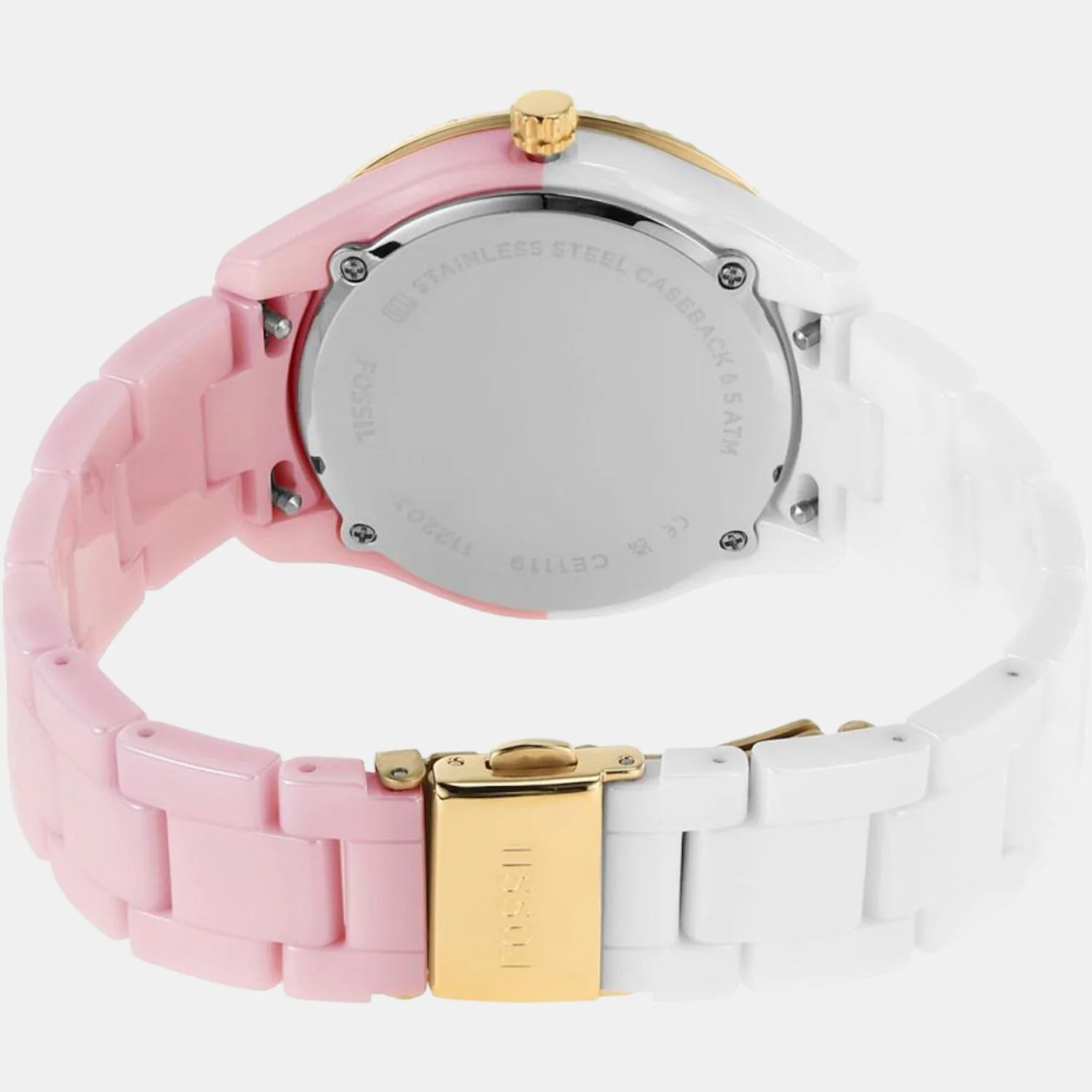 Stella Women Quartz Two Tone Dial Analog Ceramic Watch CE1119 - Image 3