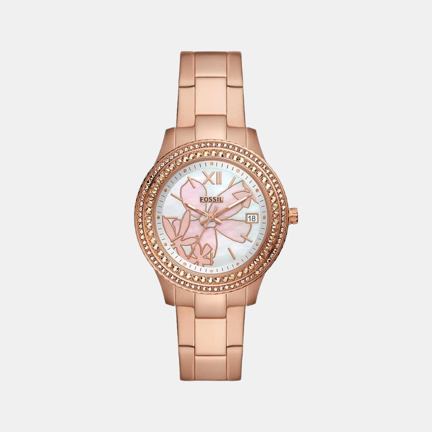 Stella Women Quartz Two Tone Dial Analog Stainless Steel Watch ES5192