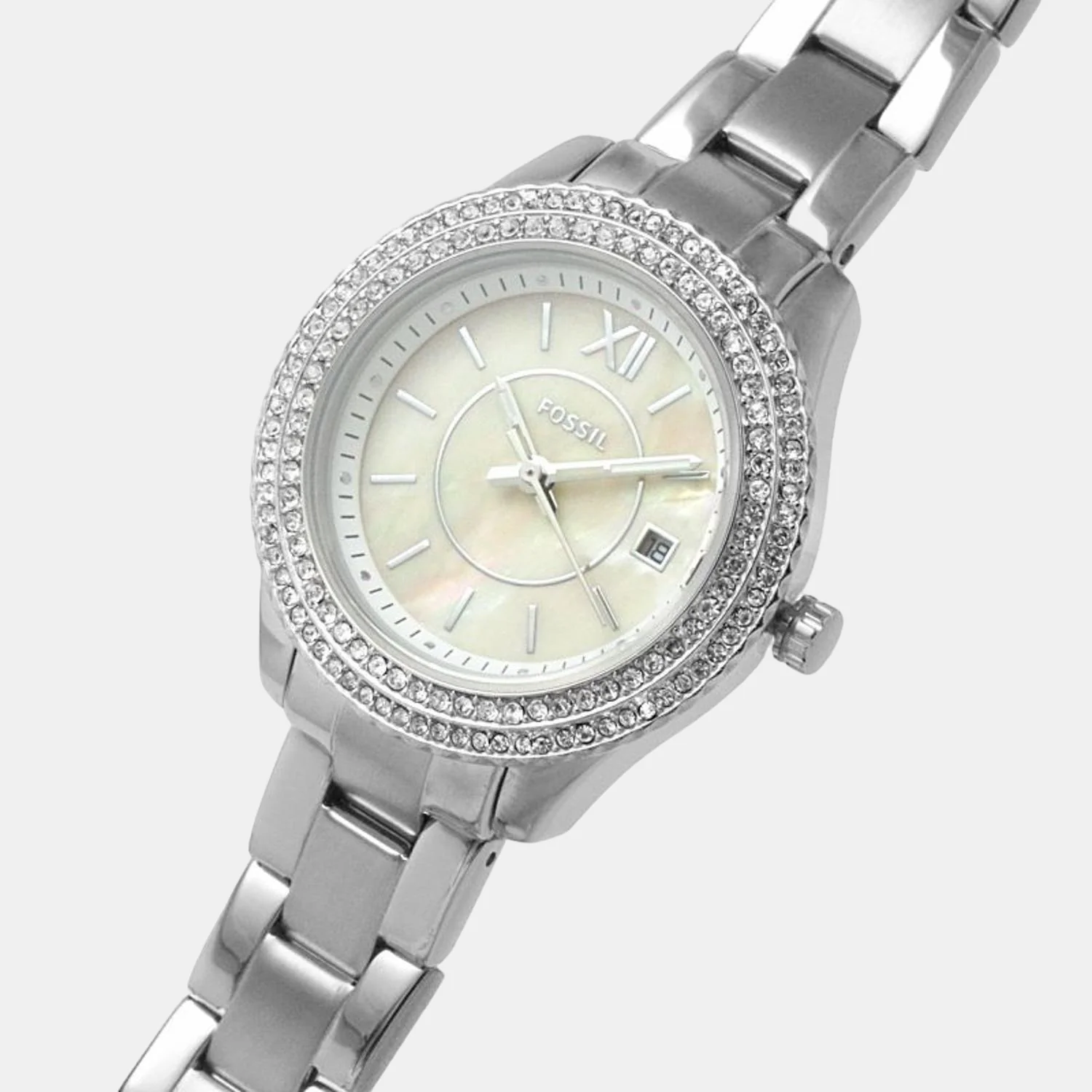 Stella Women Quartz White Dial Analog Stainless Steel Watch ES5130 - Image 4