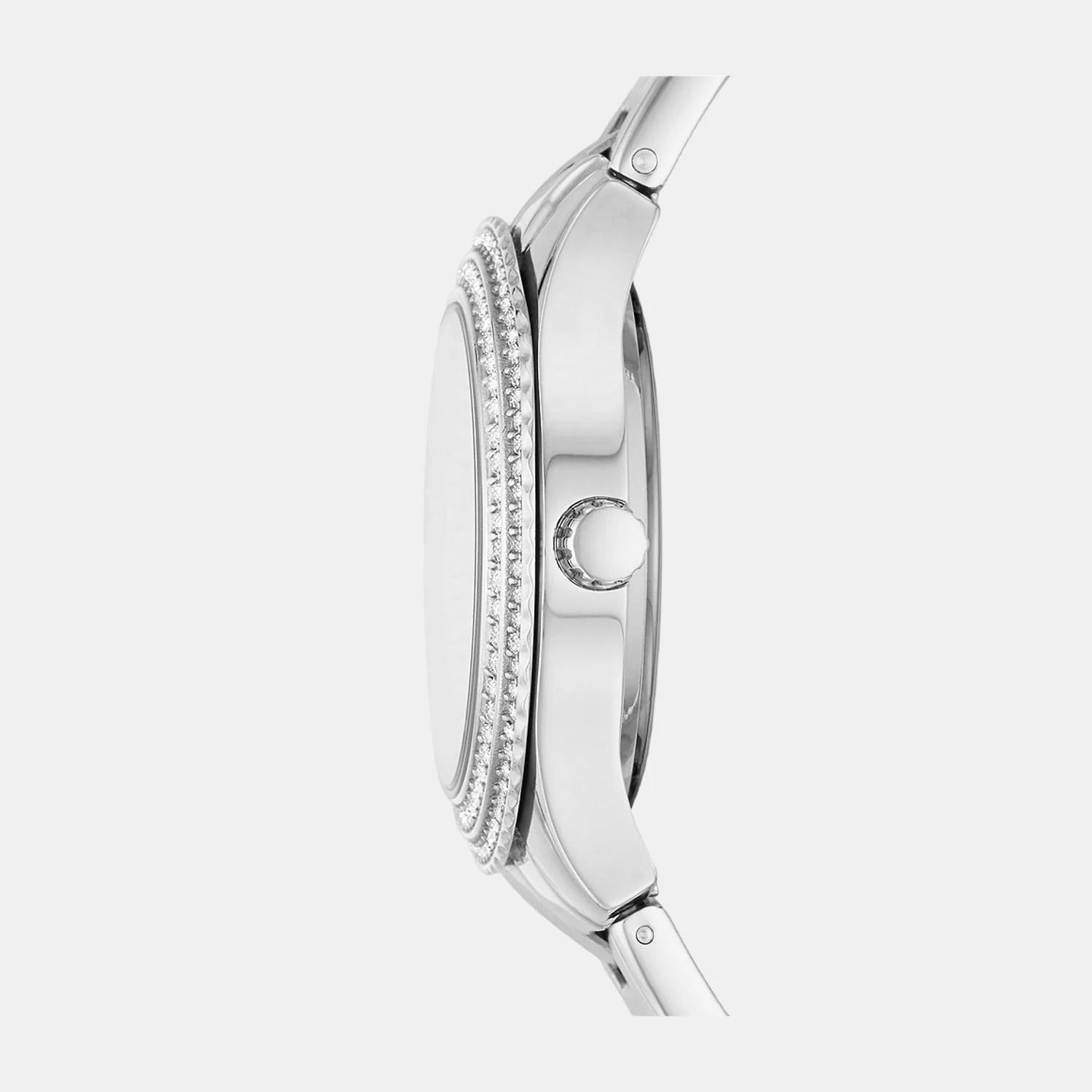Stella Women Quartz White Dial Analog Stainless Steel Watch ES5137 - Image 3