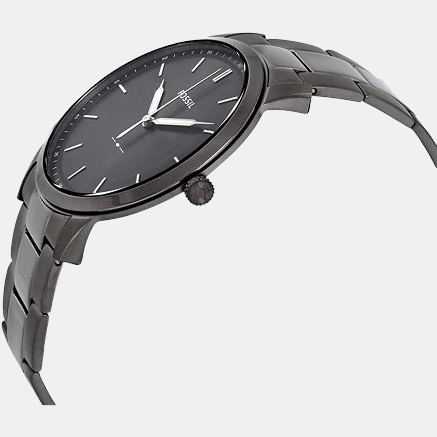 The Minimalist 3H Men Quartz Grey Dial Analog Stainless Steel Watch FS5459 - Image 3