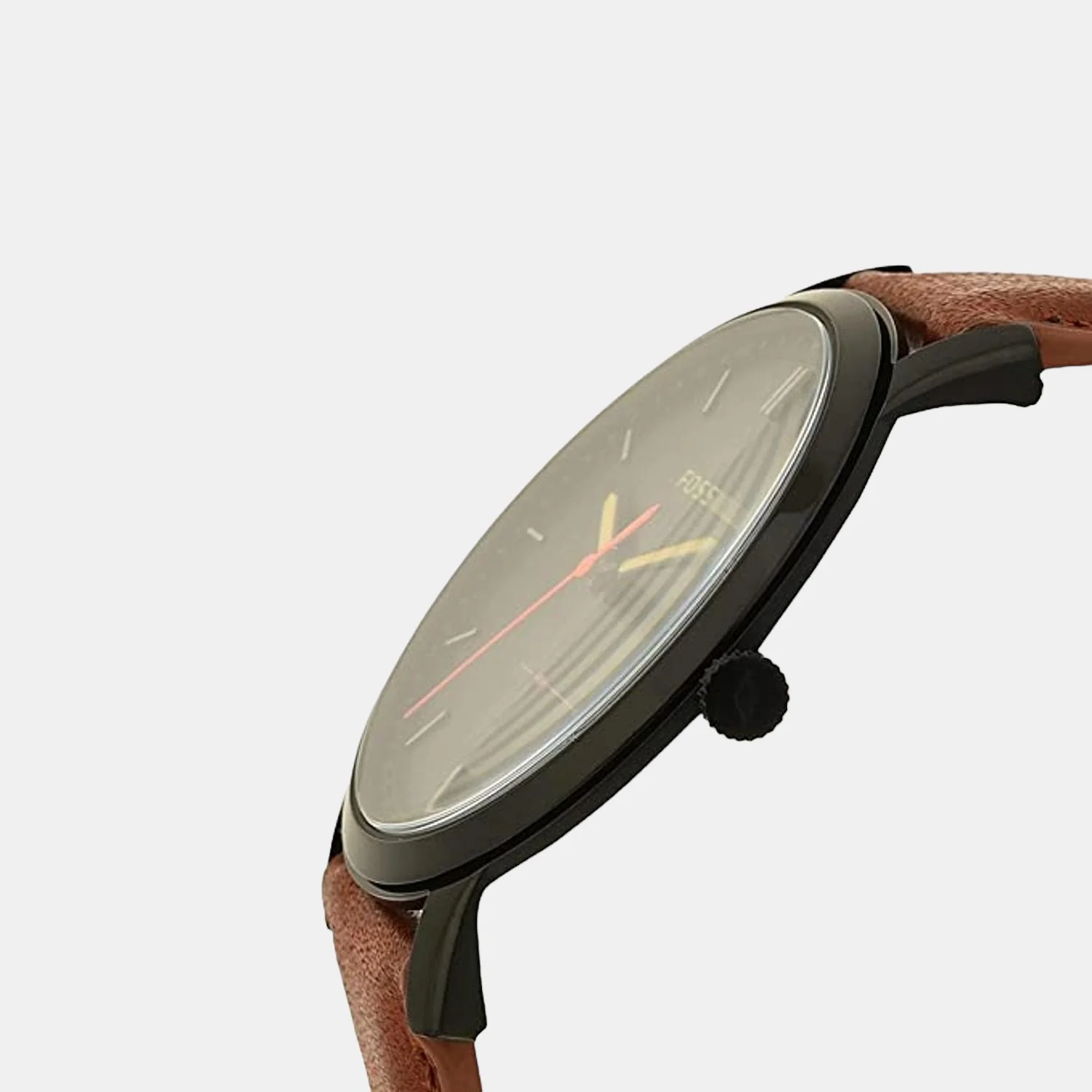 The Minimalist Men Quartz Black Dial Analog Leather Watch FS5305 - Image 2