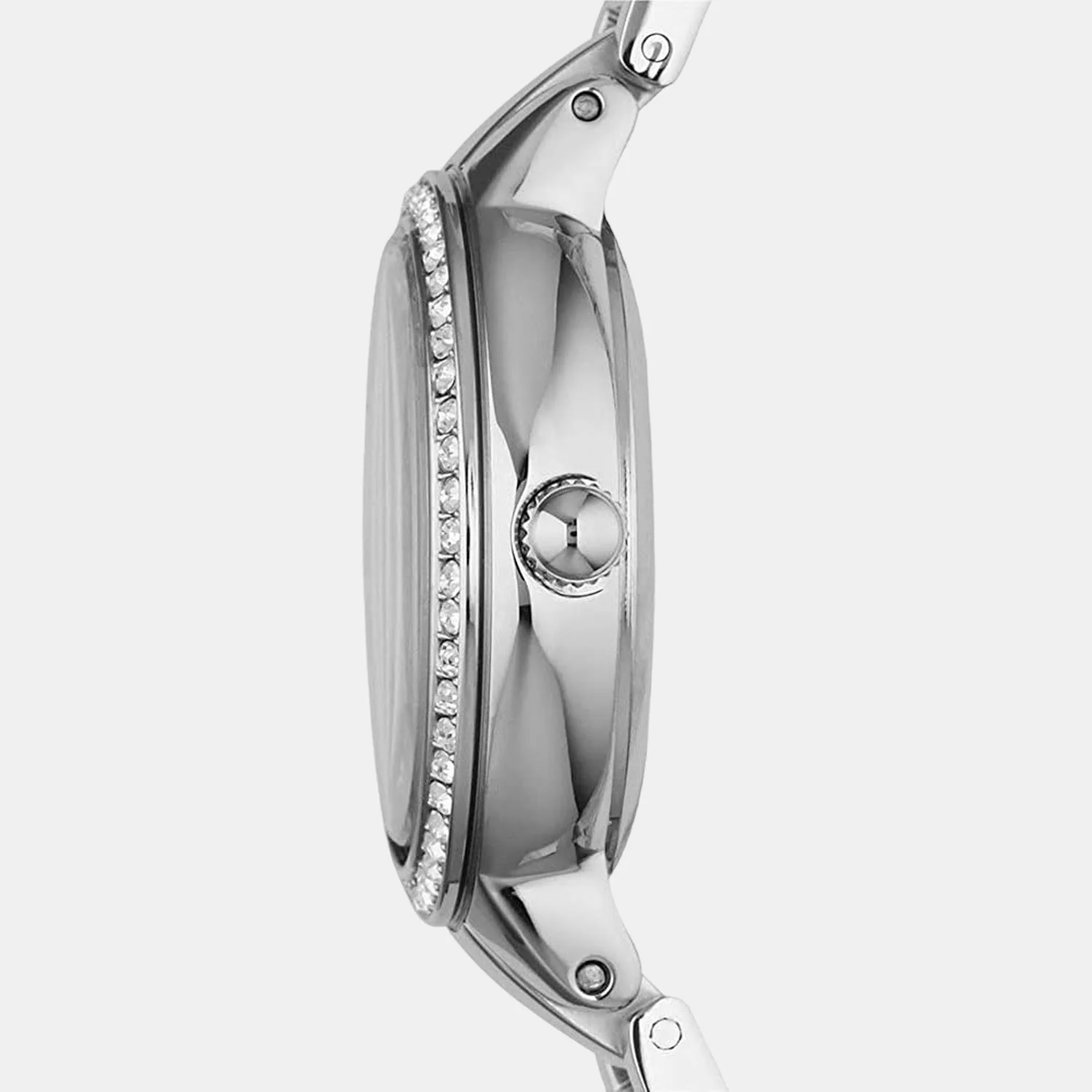 Virginia Women Quartz Silver Dial Analog Stainless Steel Watch ES3282 - Image 3