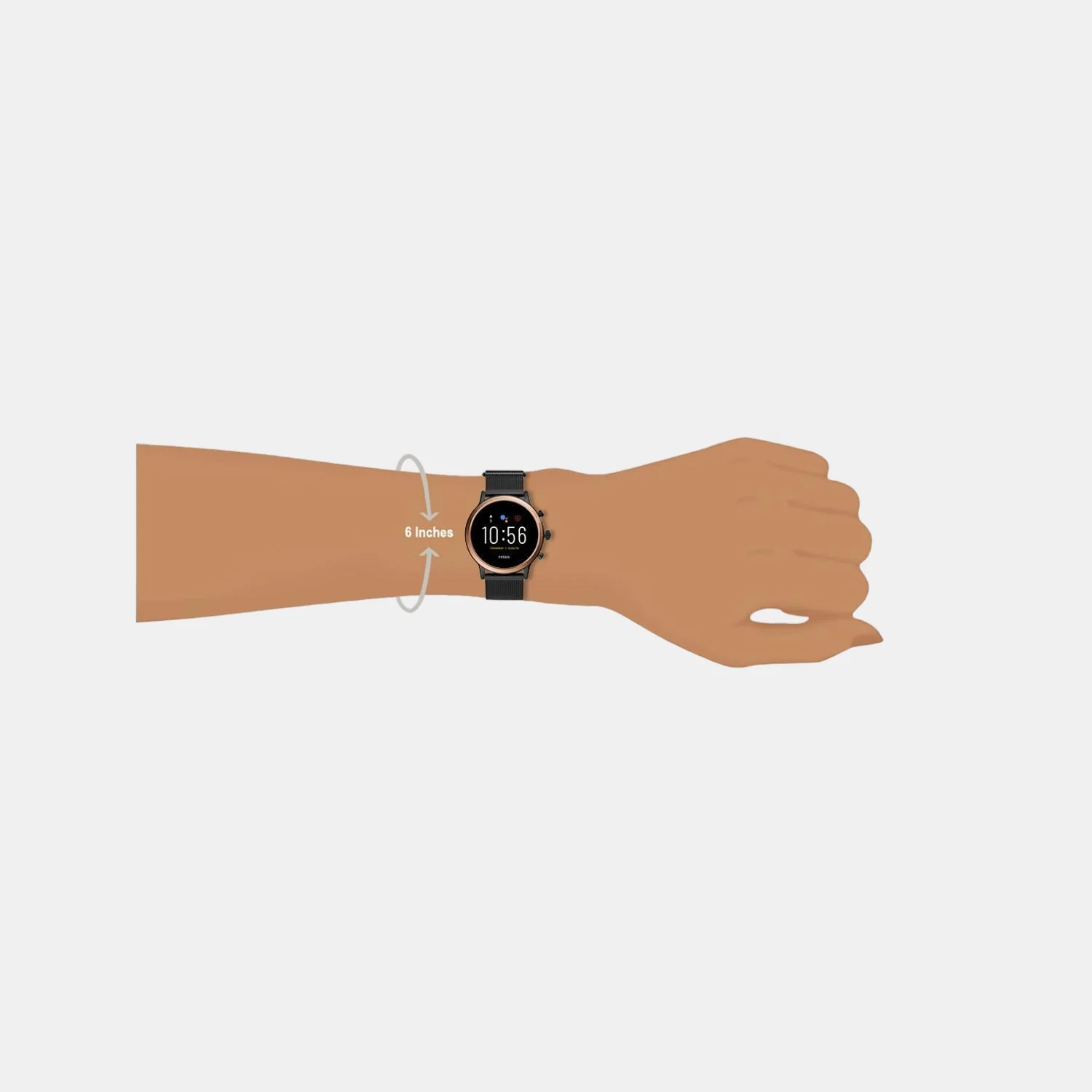 Women Processor Black Dial Digital Stainless Steel Watch FTW6036 - Image 5