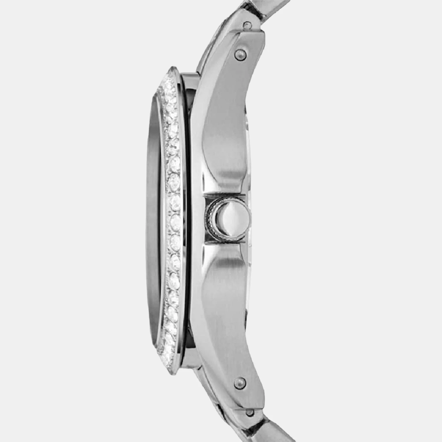 Women Quartz Silver Dial Chronograph Stainless Steel Watch ES3202I - Image 3