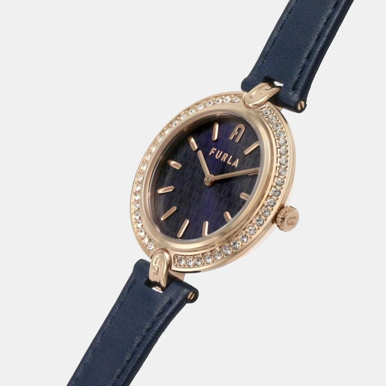 Furla Heritage Women Quartz Blue Dial Analog Leather Watch WW00002006L3 - Image 2
